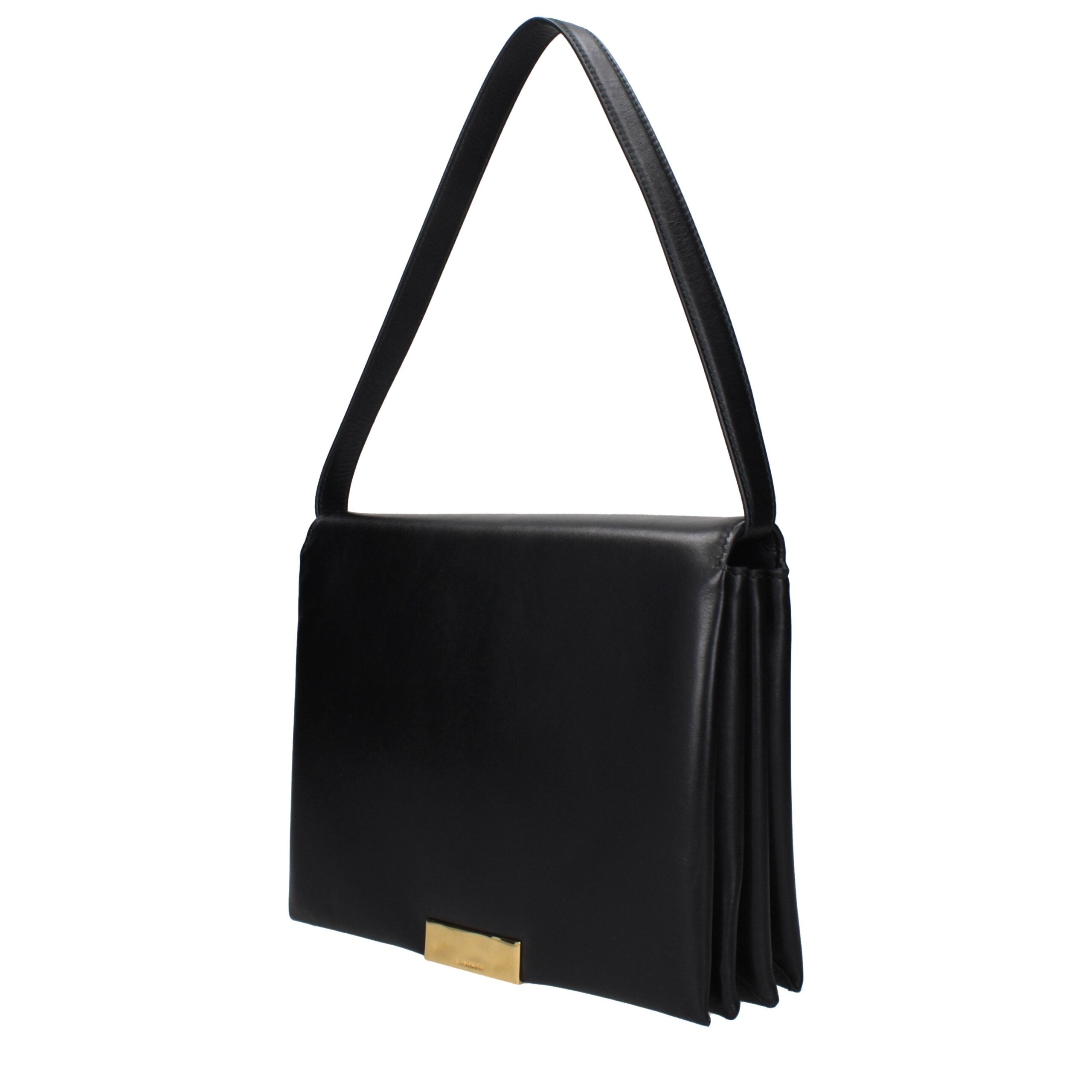 Black Leather Shoulder Bag