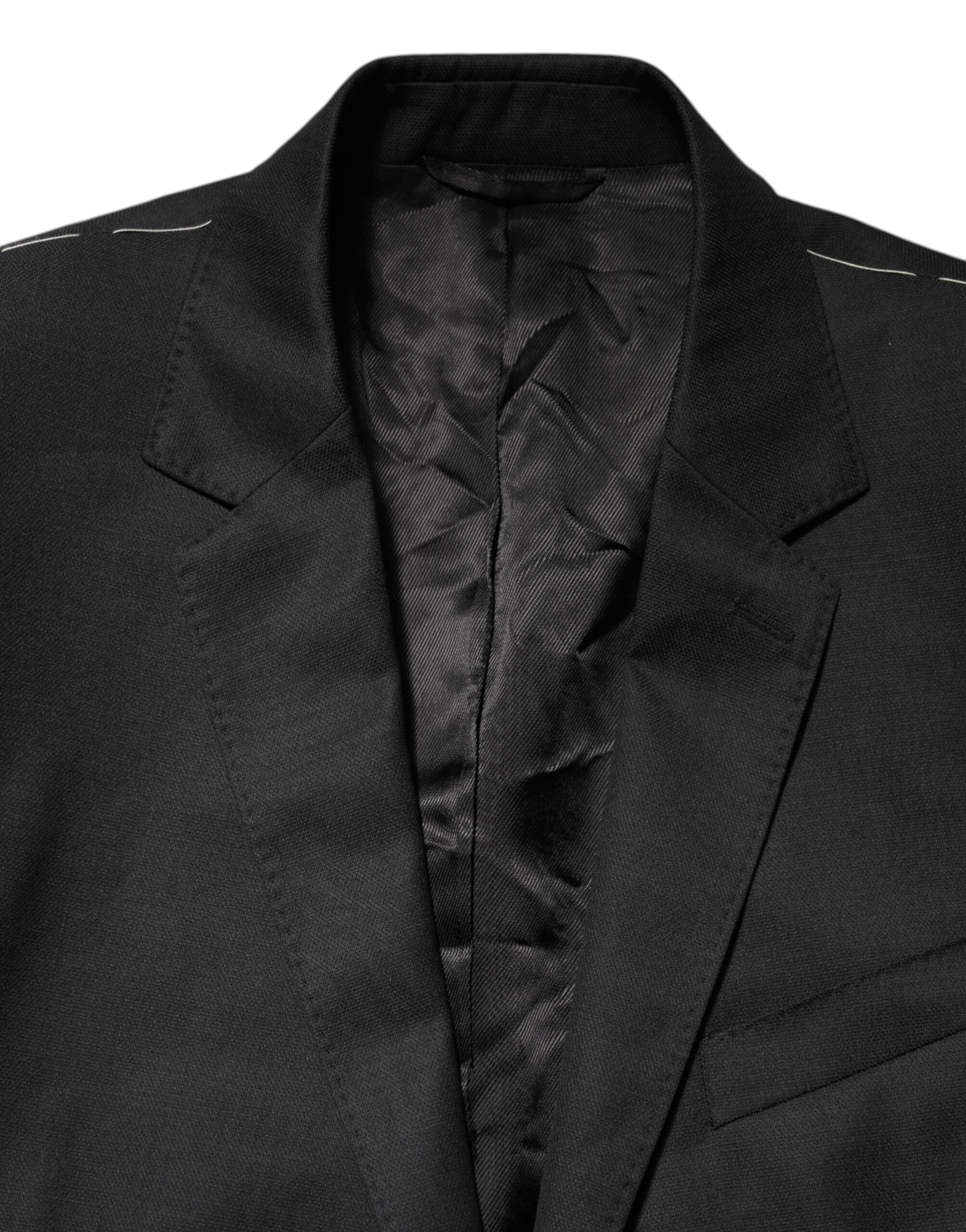 Black Single Breasted Men Coat MARTINI Blazer