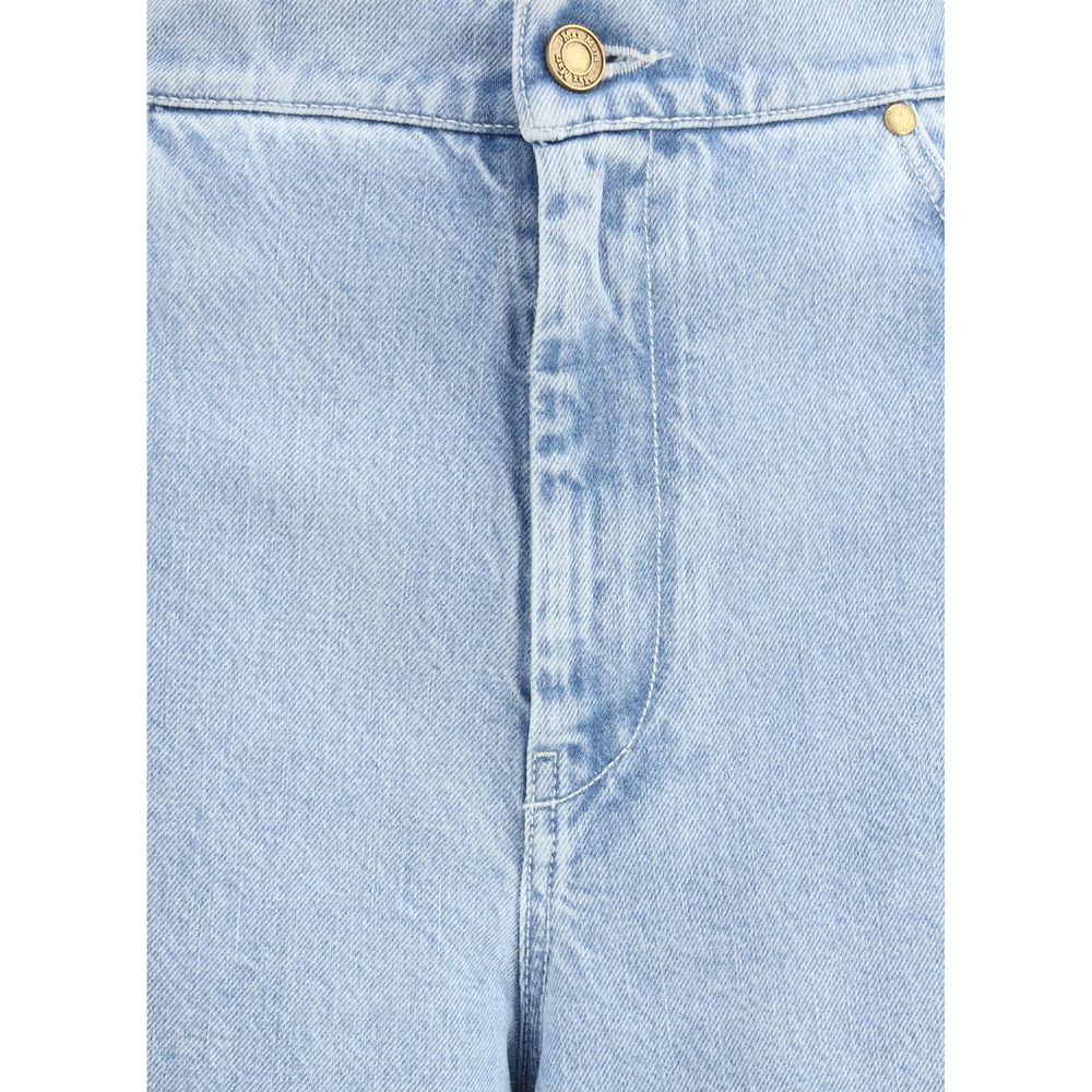 Light Blue Cotton Jeans Denim