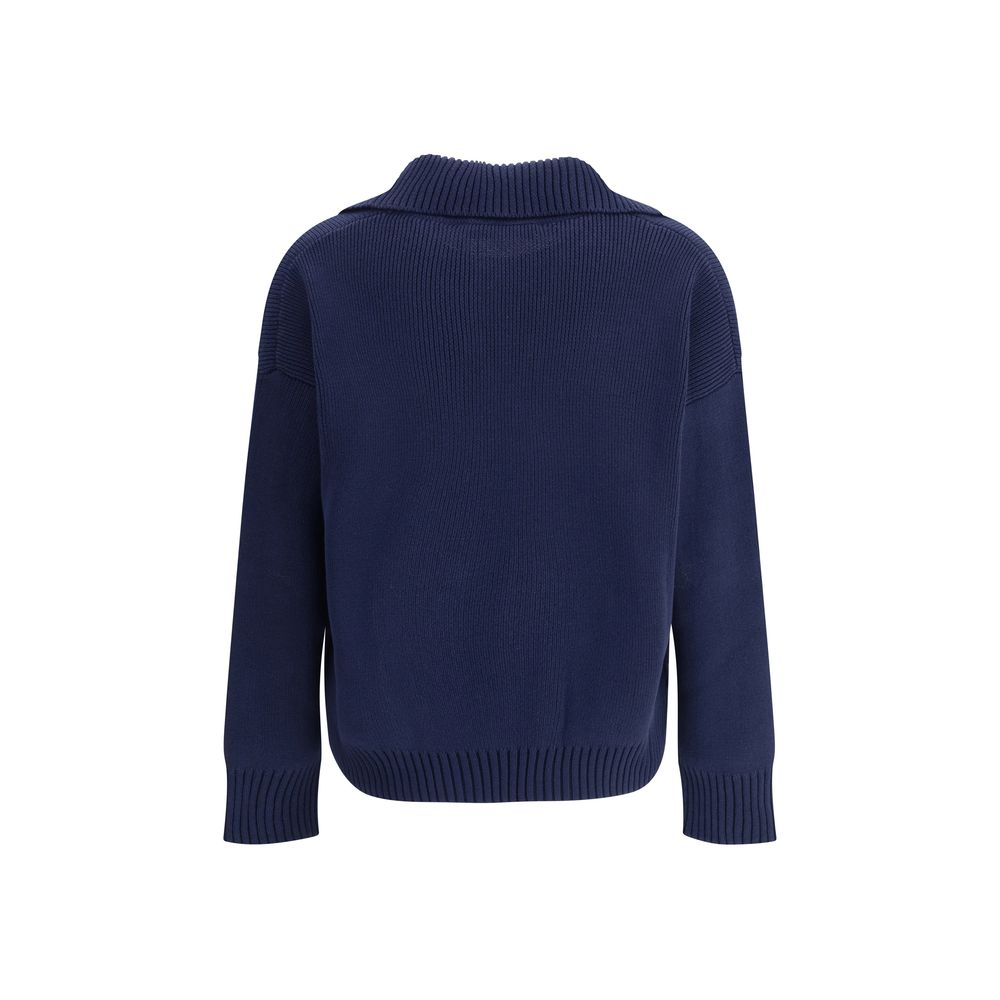 Blue Cotton Sweatshirt
