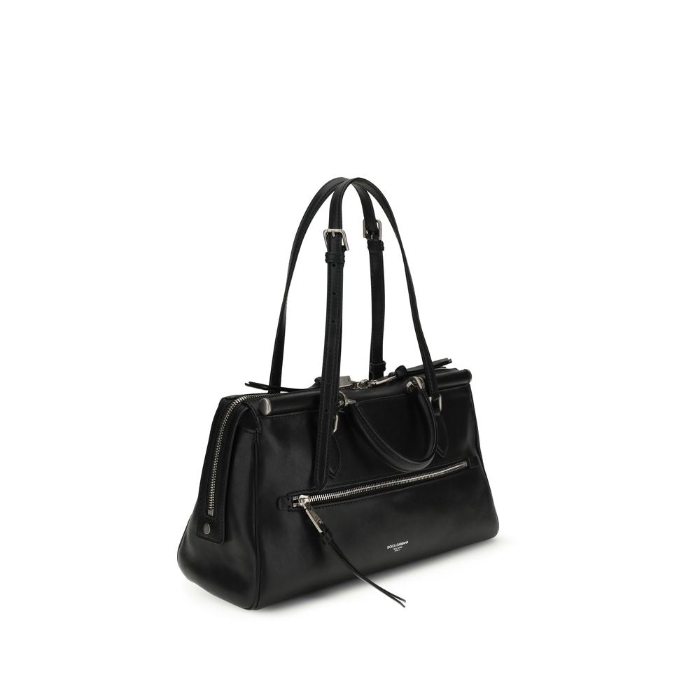 Black Calf Leather Bos Taurus Shoulder Bag