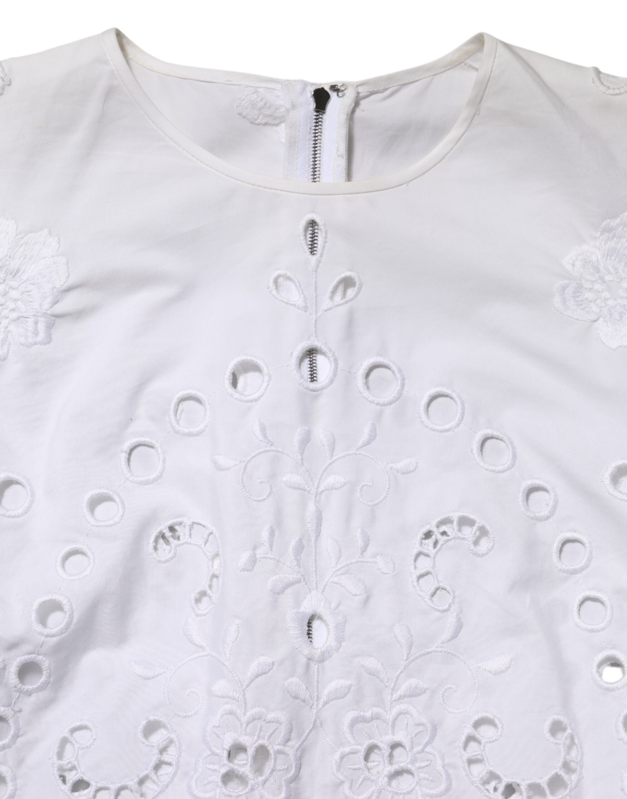 White Cut Out A-line Sheath Mini Dress