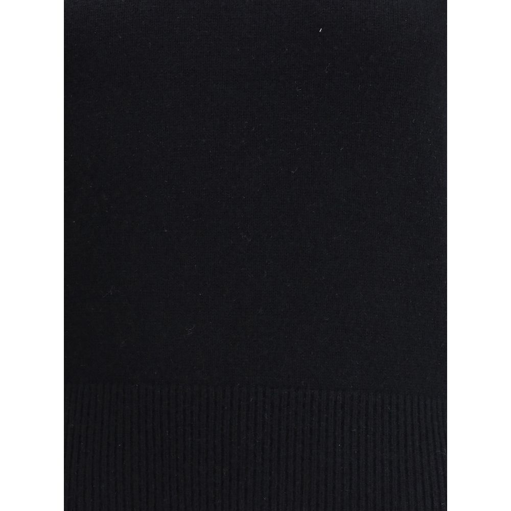 Black Cashmere Sweatshirt