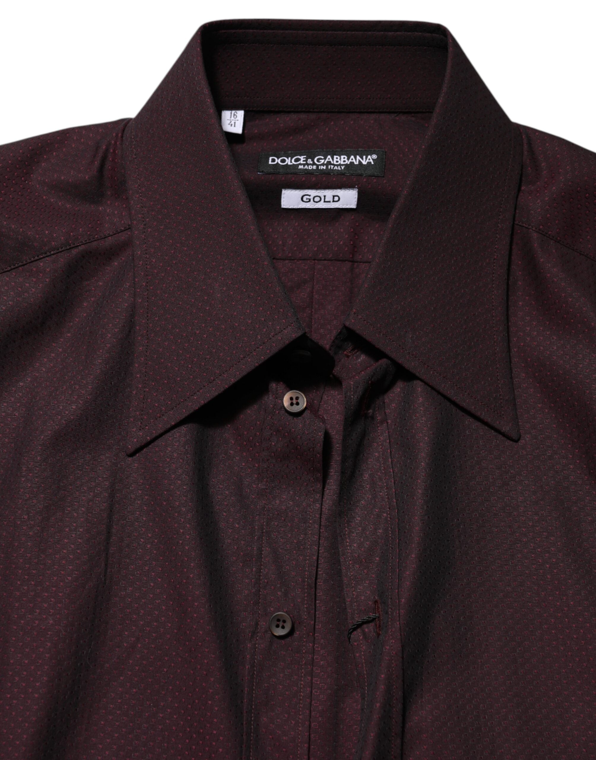 Violet GOLD Cotton Collared Dress Formal Shirt