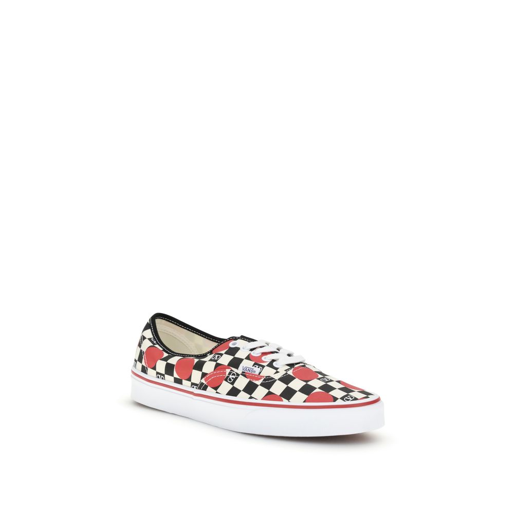 Multicolor Canvas Low Top Sneakers