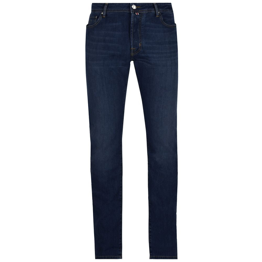 Blue Cotton Jeans Denim