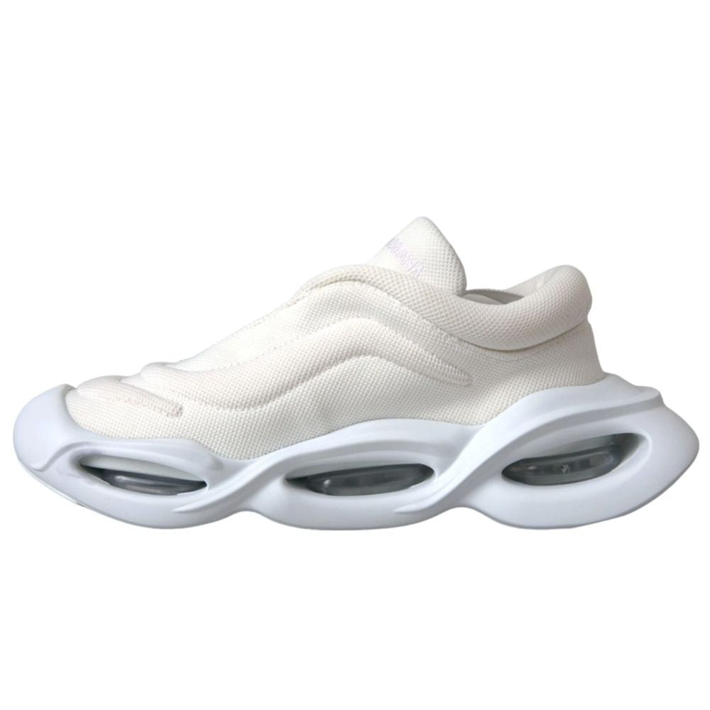 White Polyester Sneaker
