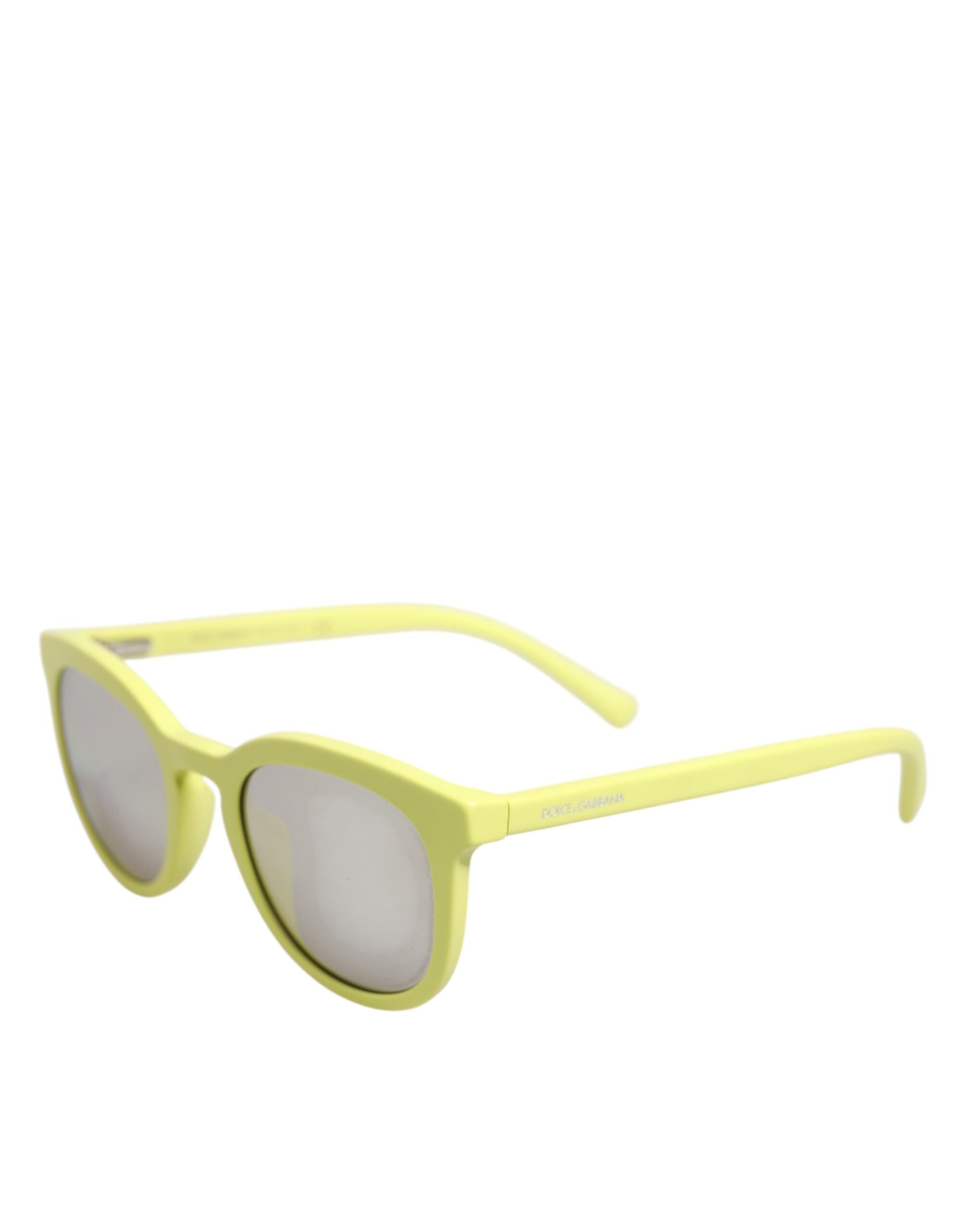 DG4324 Yellow Framed Mirrored Lenses Eyewear Sunglasses