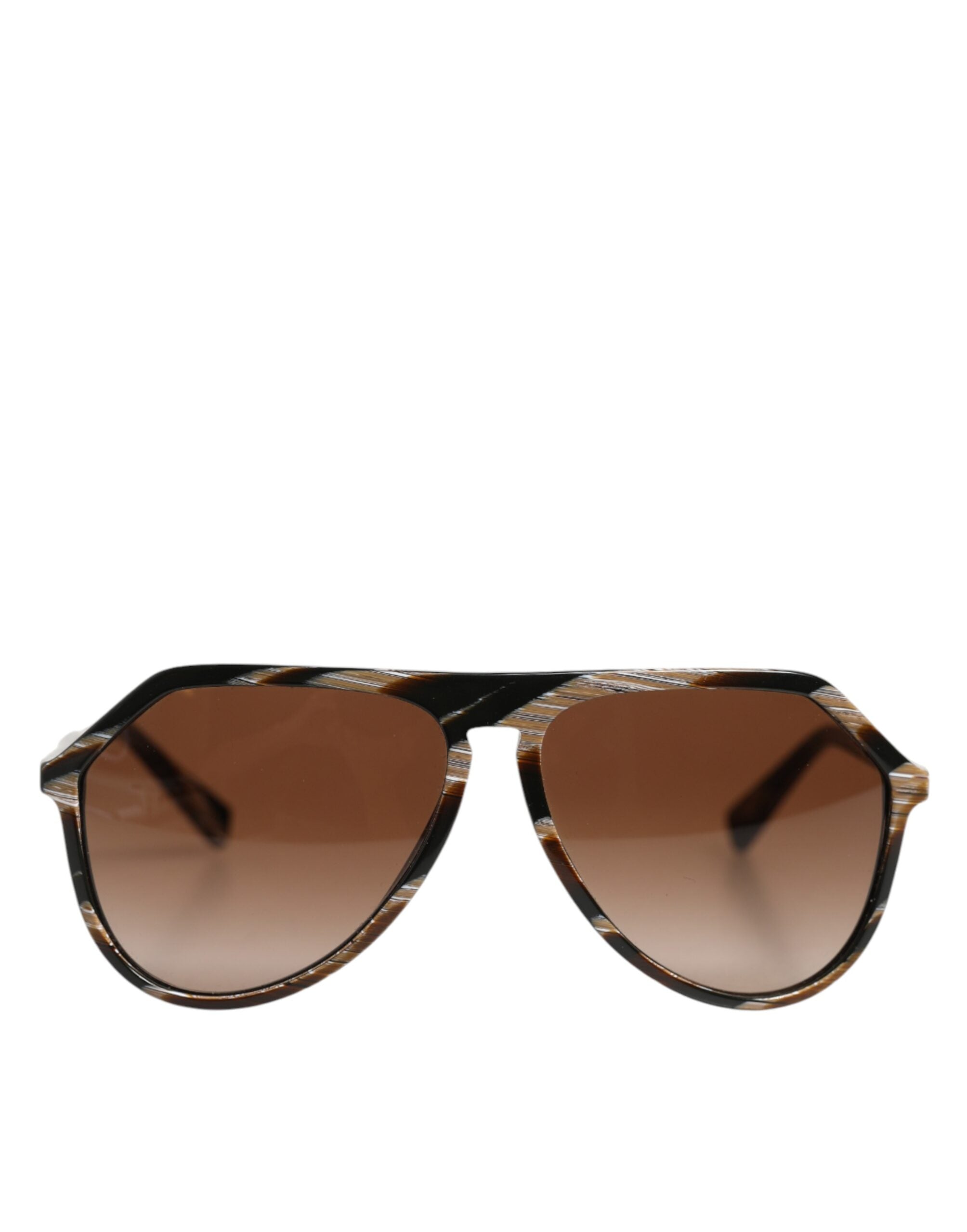 Brown Full Rim Acetate Pilot Eyewear Sunglasses