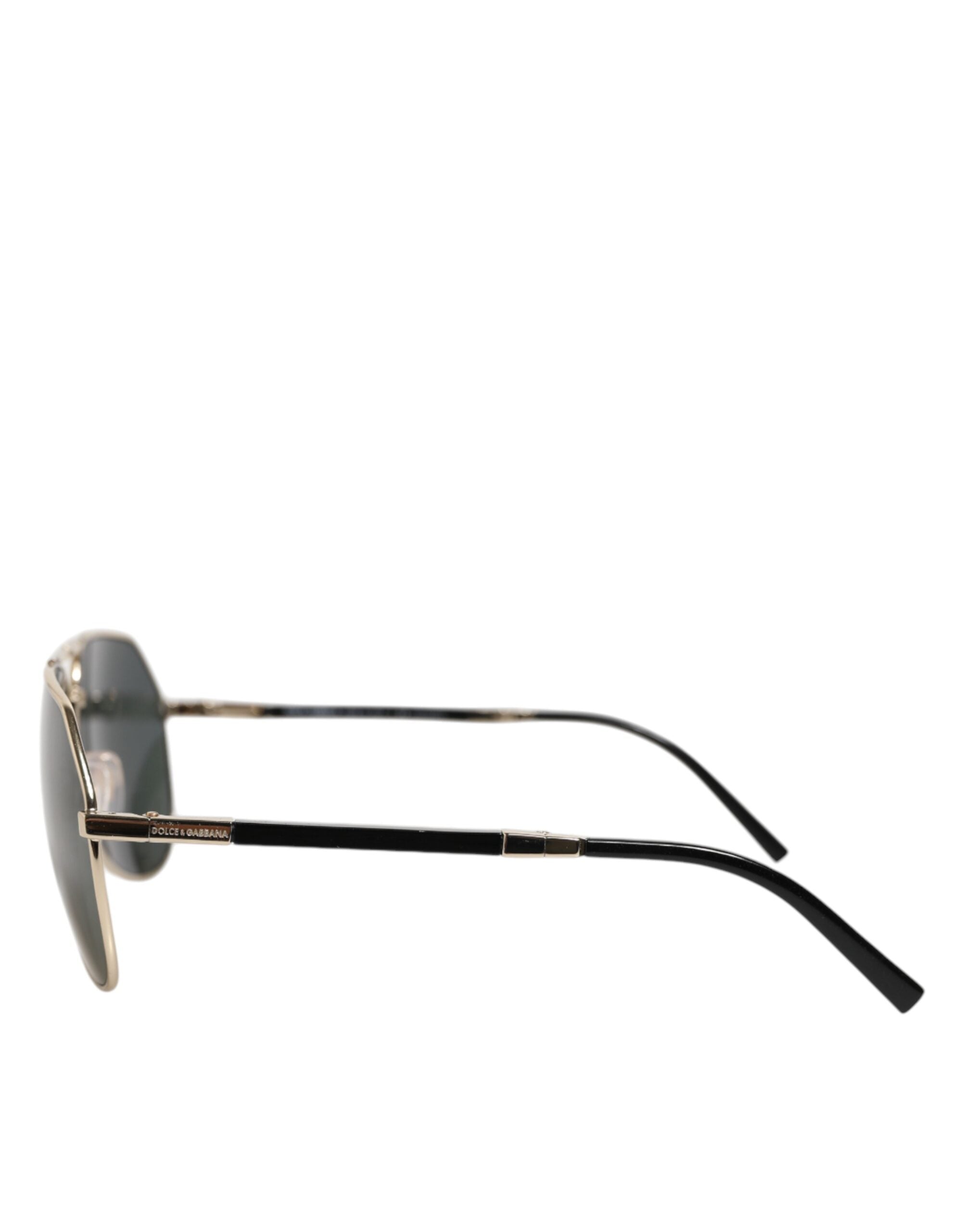 DG2106K Black Gold Plated Polarized MetalFrame Sunglasses
