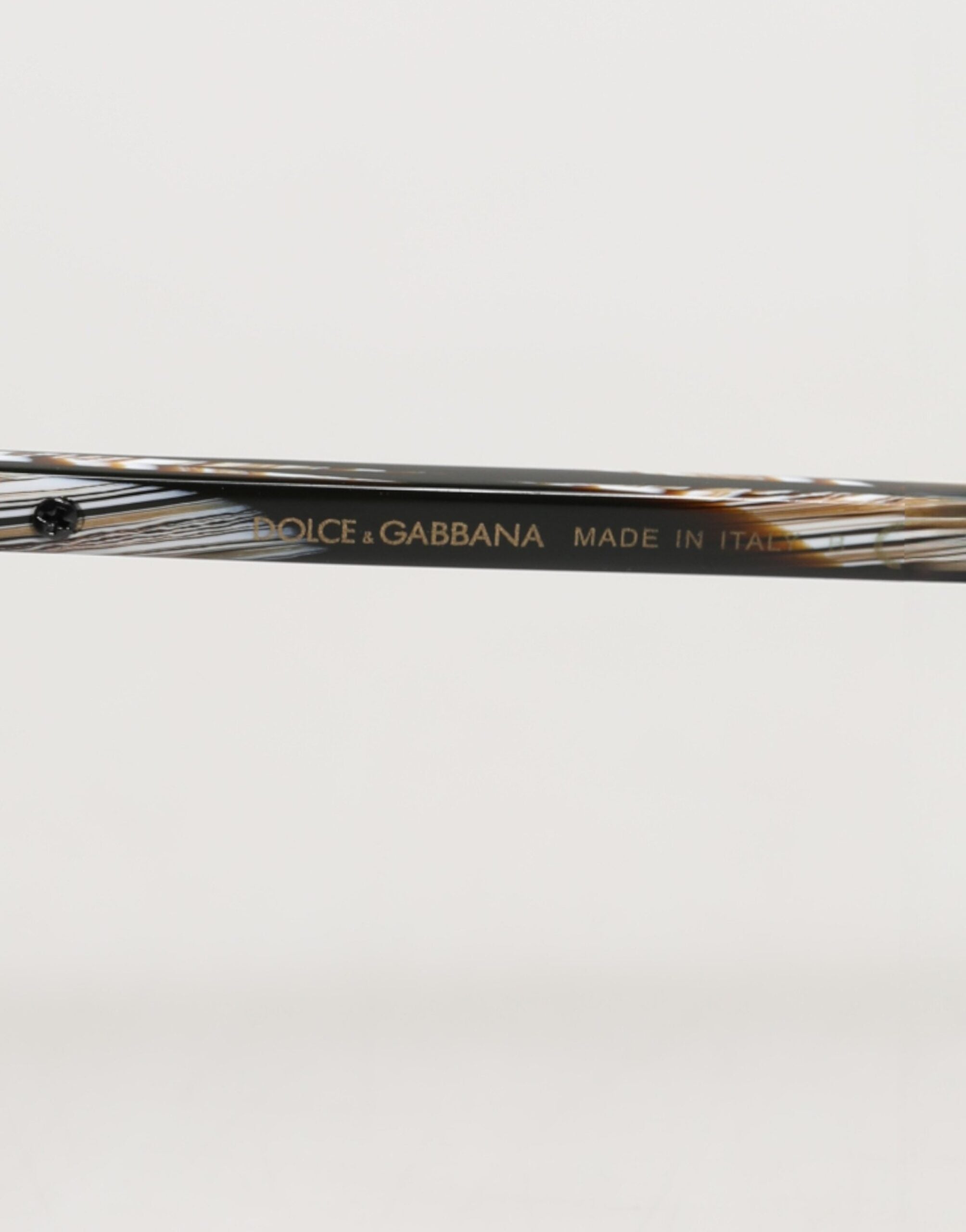 Modified Aviator Striped Brown Acetate Gradient Sunglasses