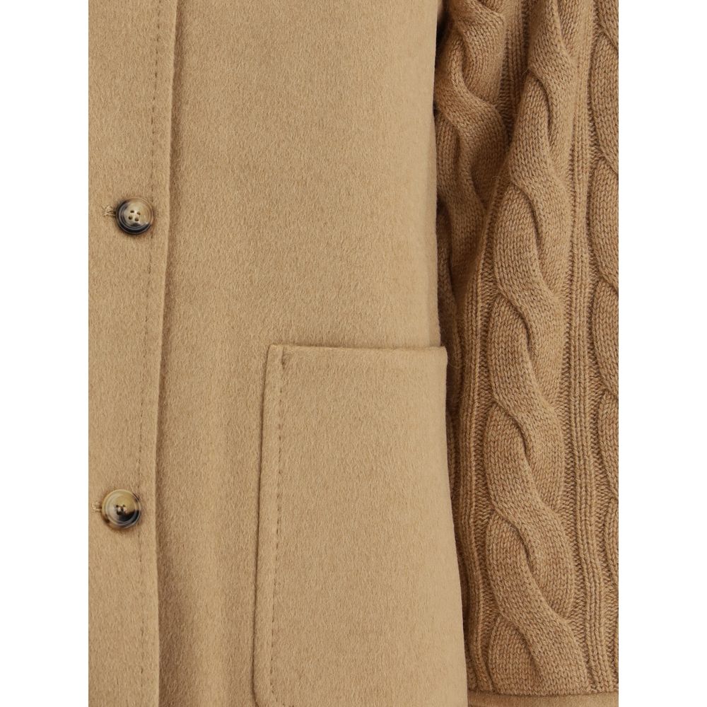Beige Wool Coat