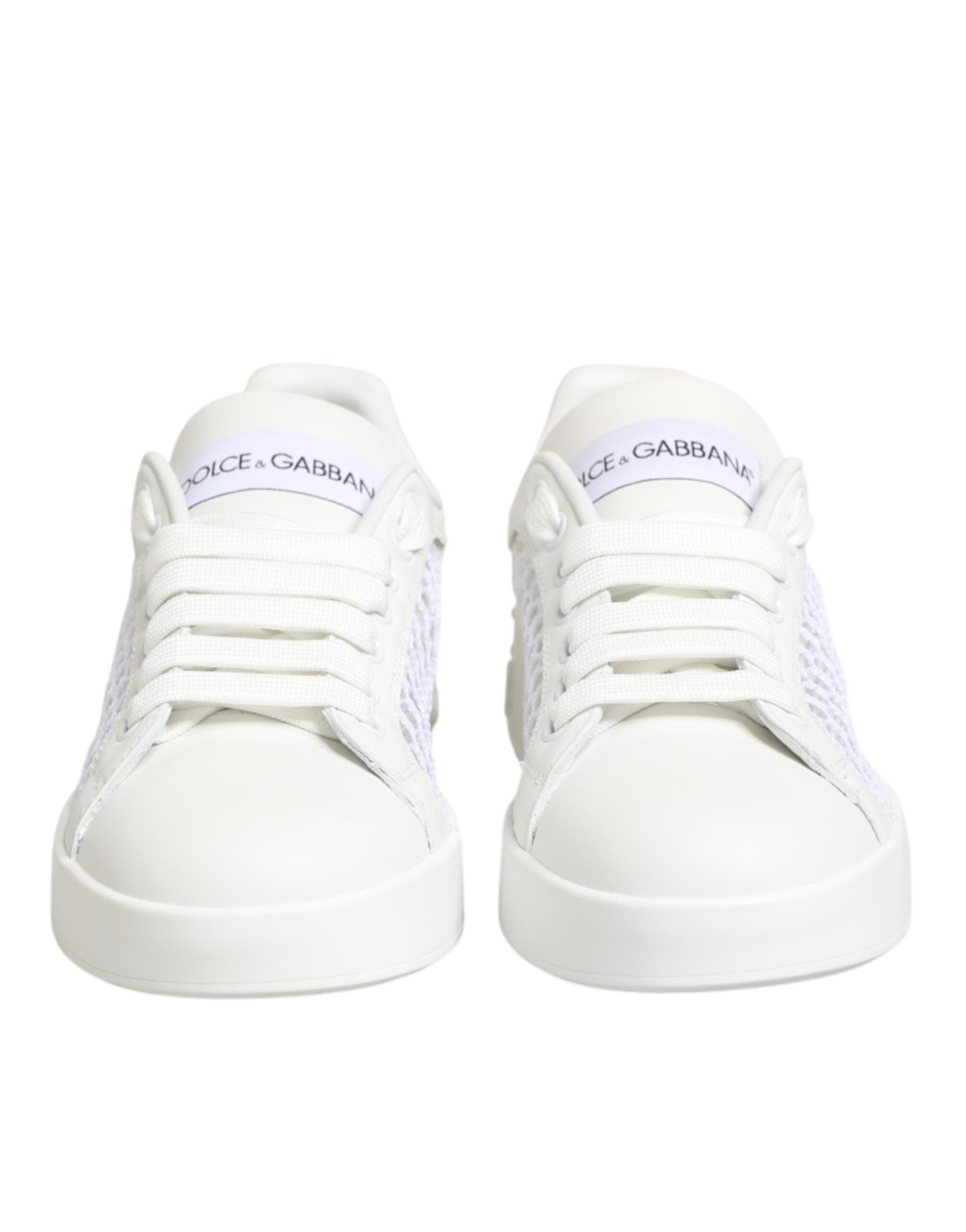 White Mesh Inserts Low Top Sneakers Shoes