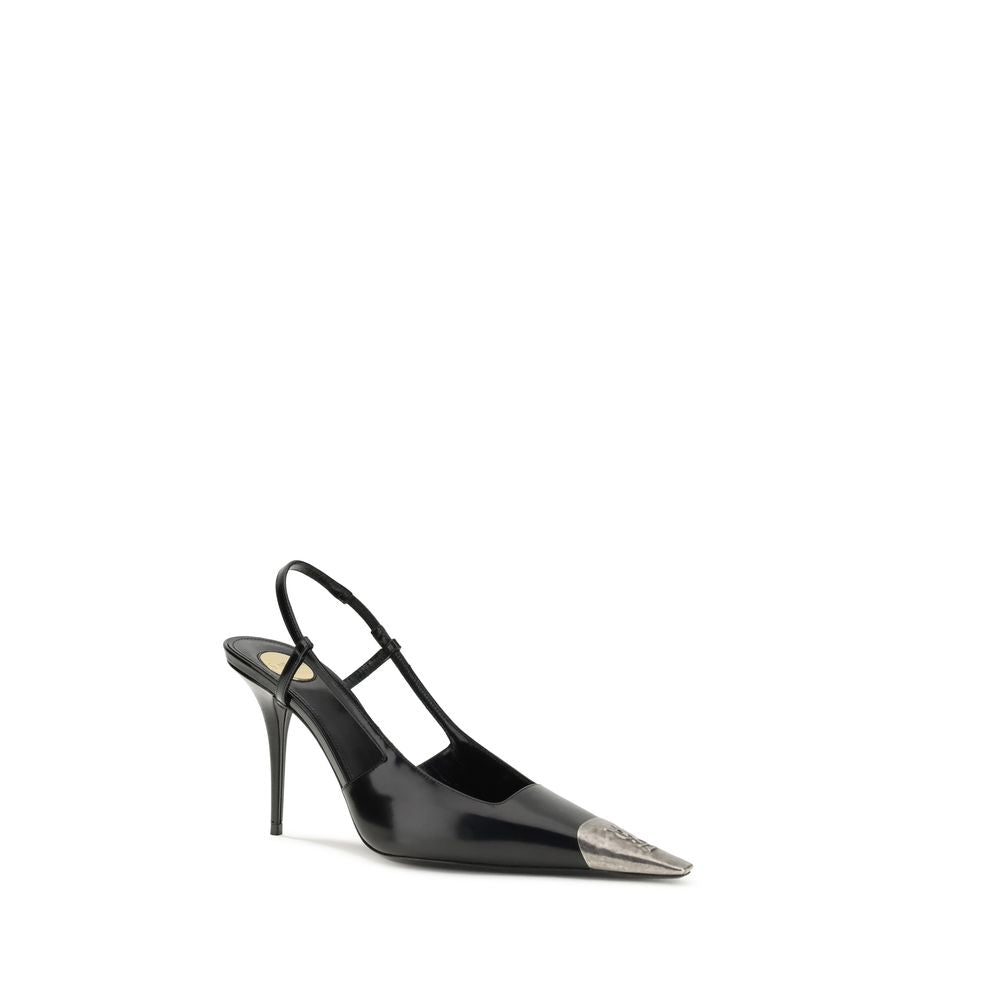Black Calf Leather Bos Taurus Pumps