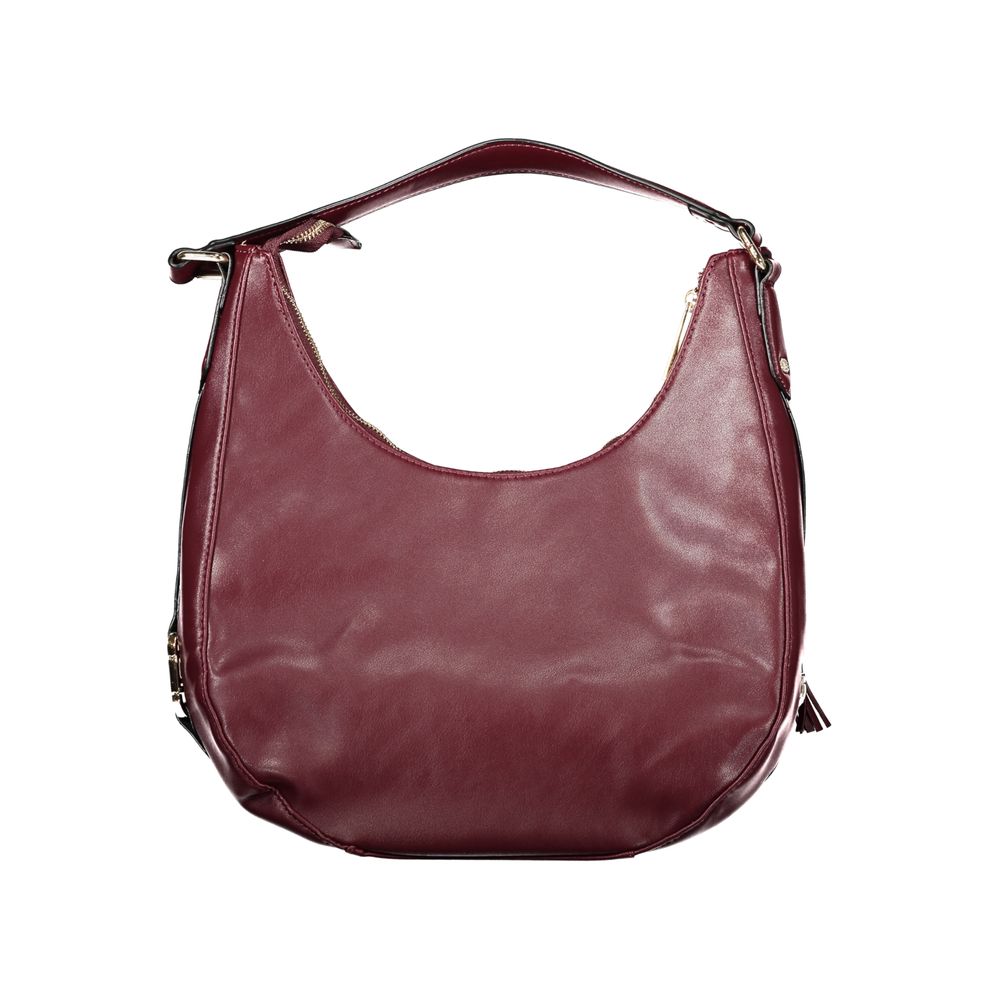 Red PVC Women Handbag