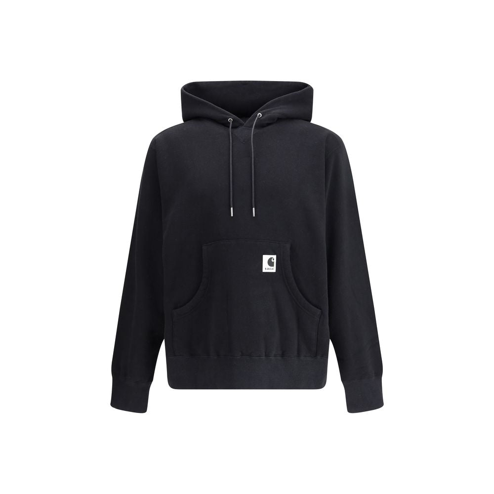 Black Cotton Sweatshirt