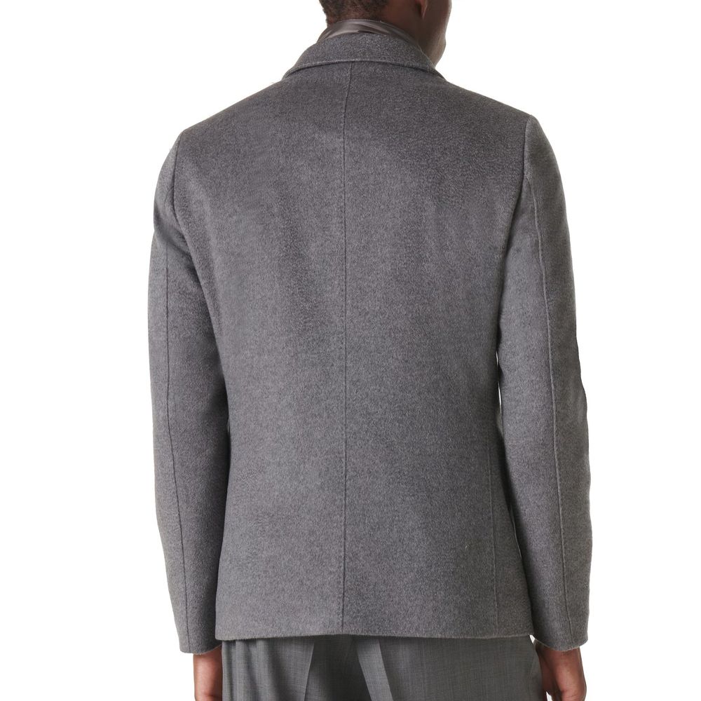 Gray Cashmere Jackets And Coat