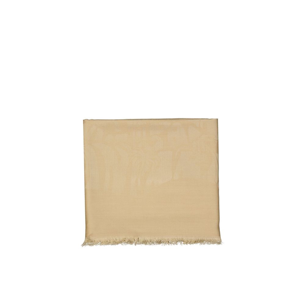 Beige Silk Scarf