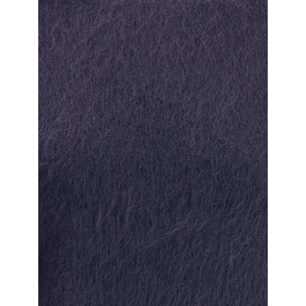 Blue Polyamide Sweatshirt