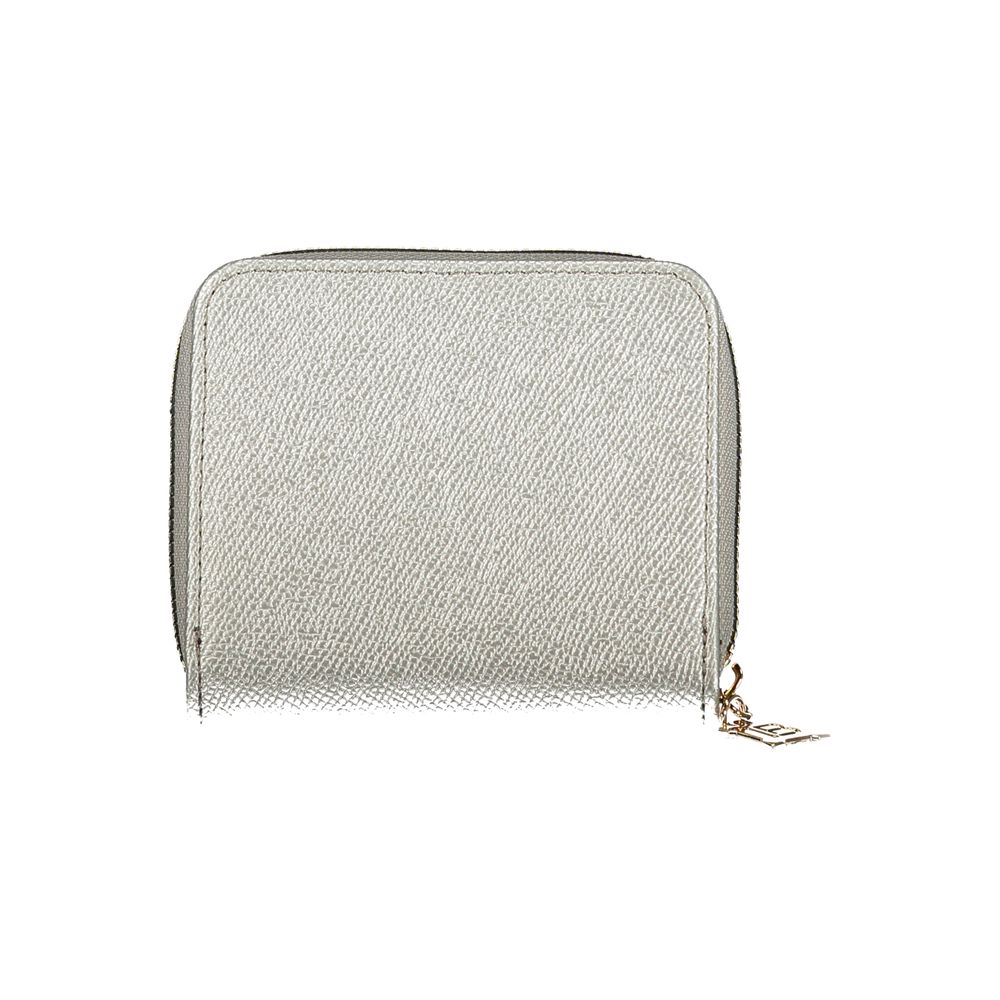 Gray Polyethylene Women Wallet