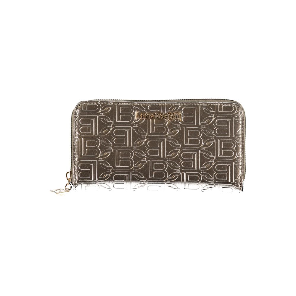 Gray Polyethylene Women Wallet