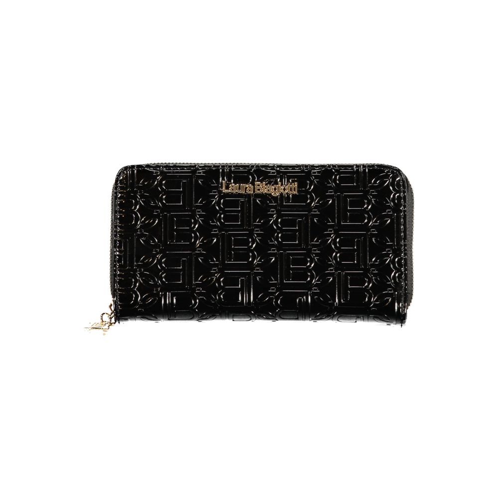 Black Polyethylene Women Wallet