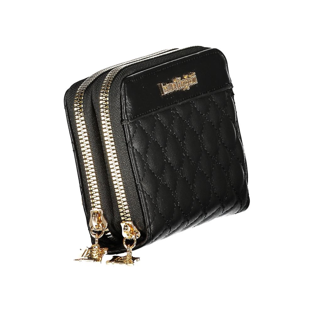 Black Polyethylene Women Wallet