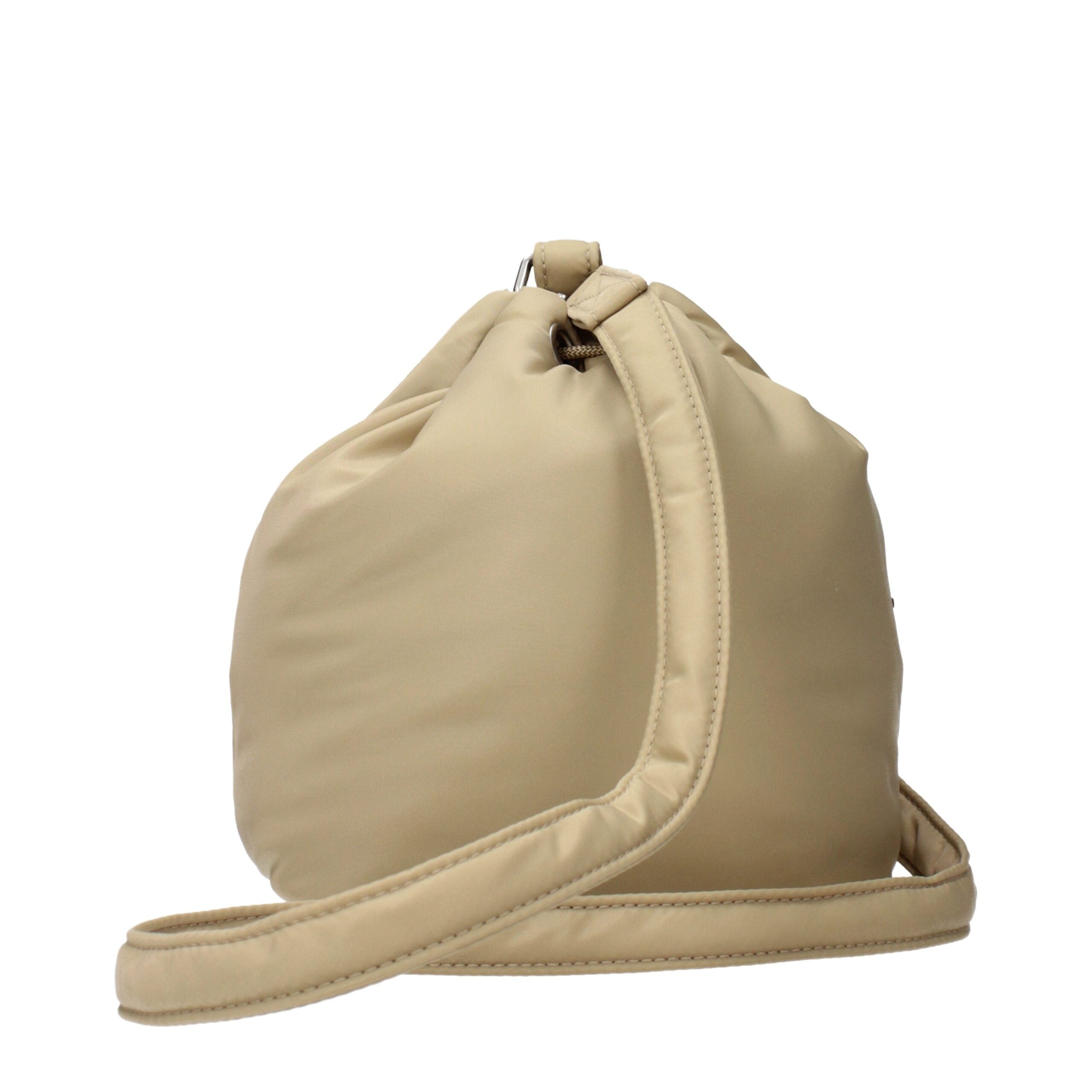 Beige Nylon Crossbody Bag
