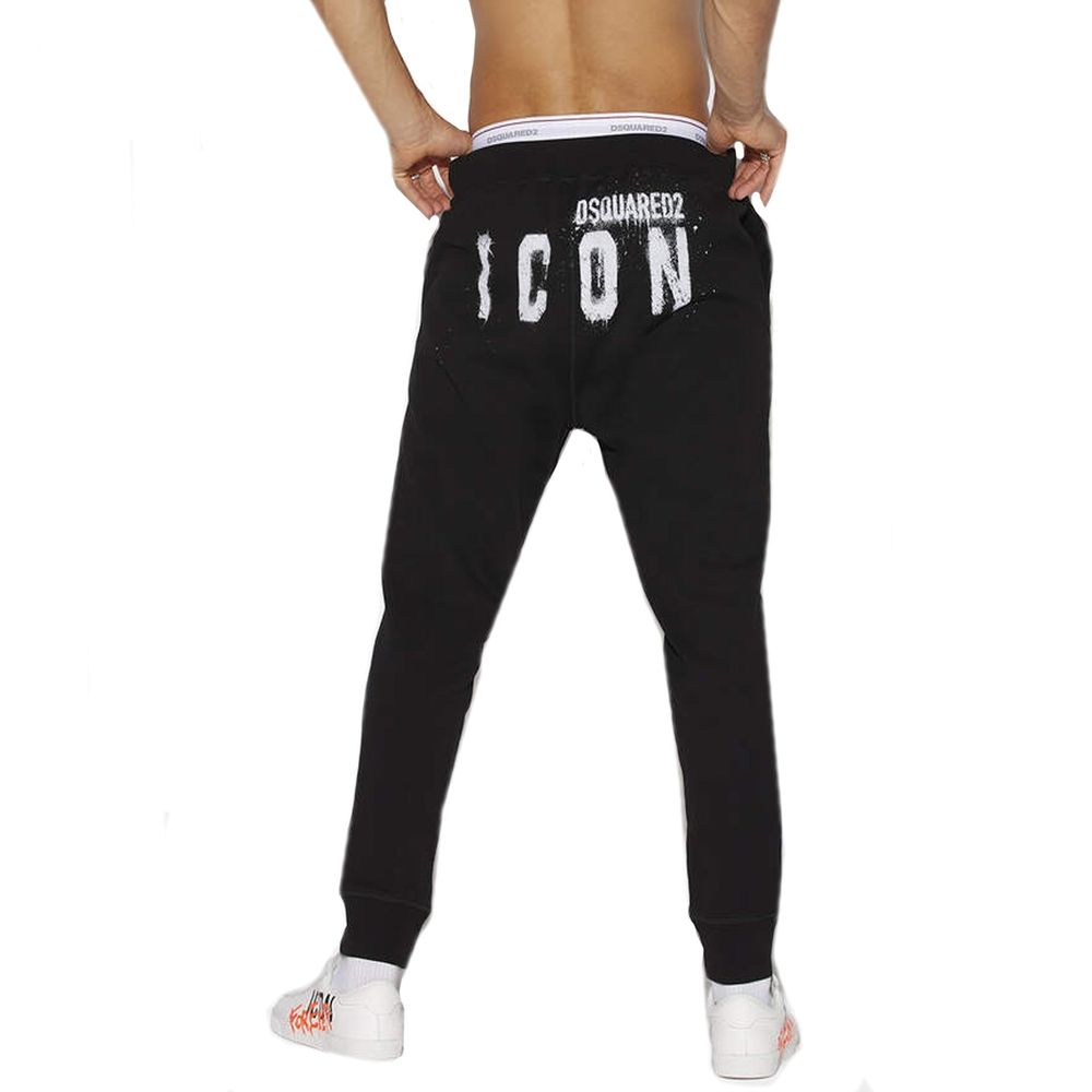 Black Cotton Joggers (Workout Pants)