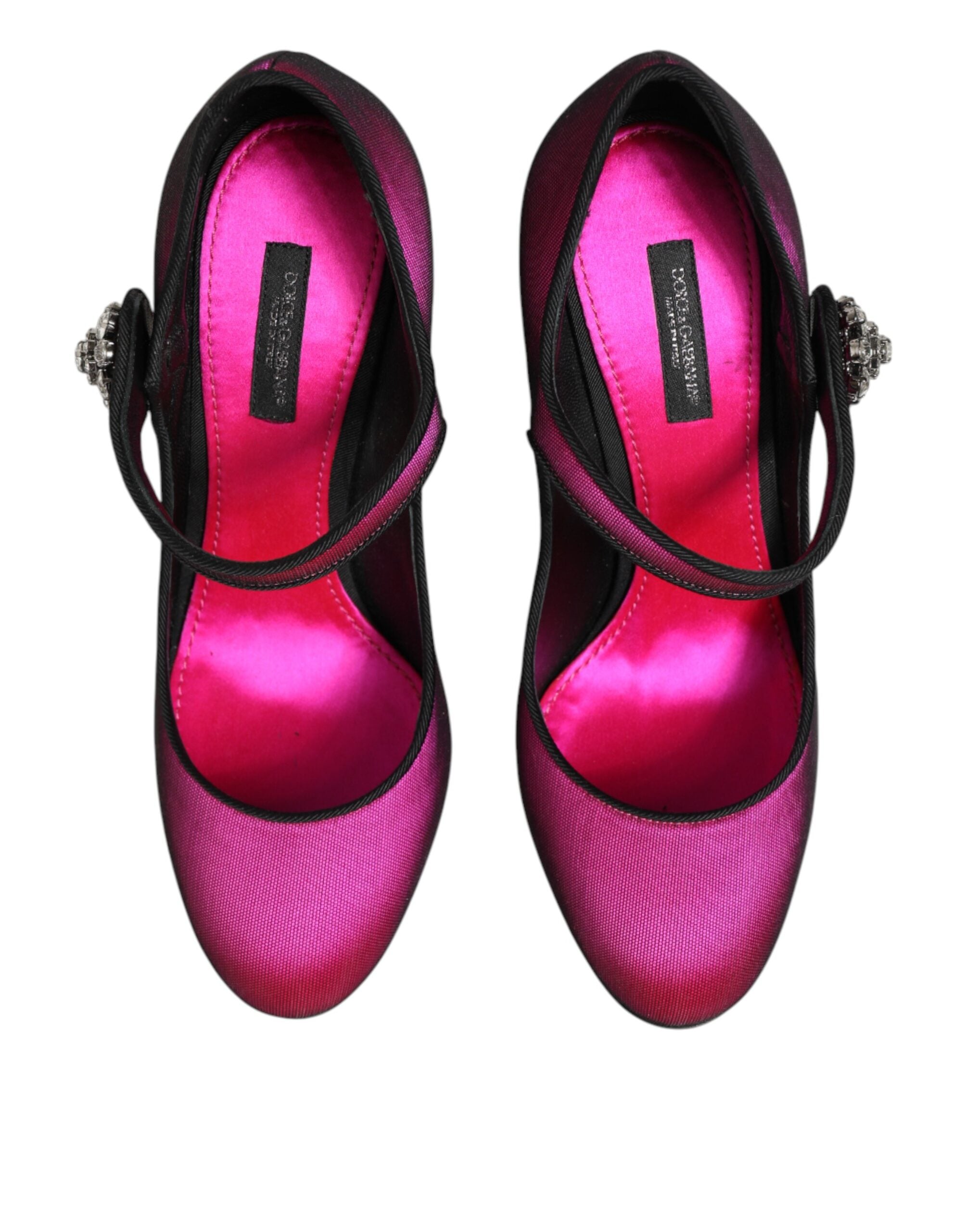 Pink Strass Mary Janes Heels Pumps Shoes