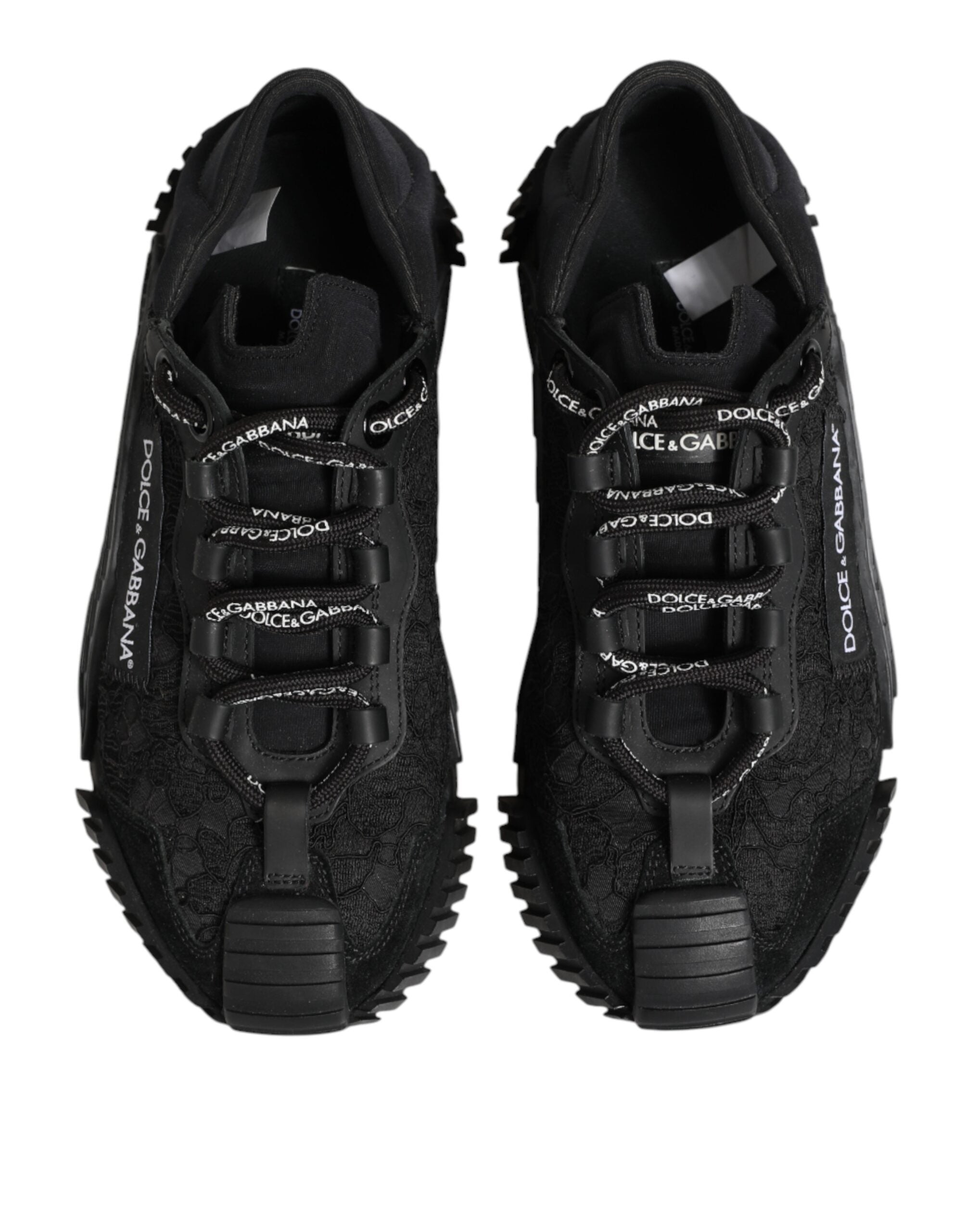 Black Logo Lace Low Top NS1 Sneakers Shoes