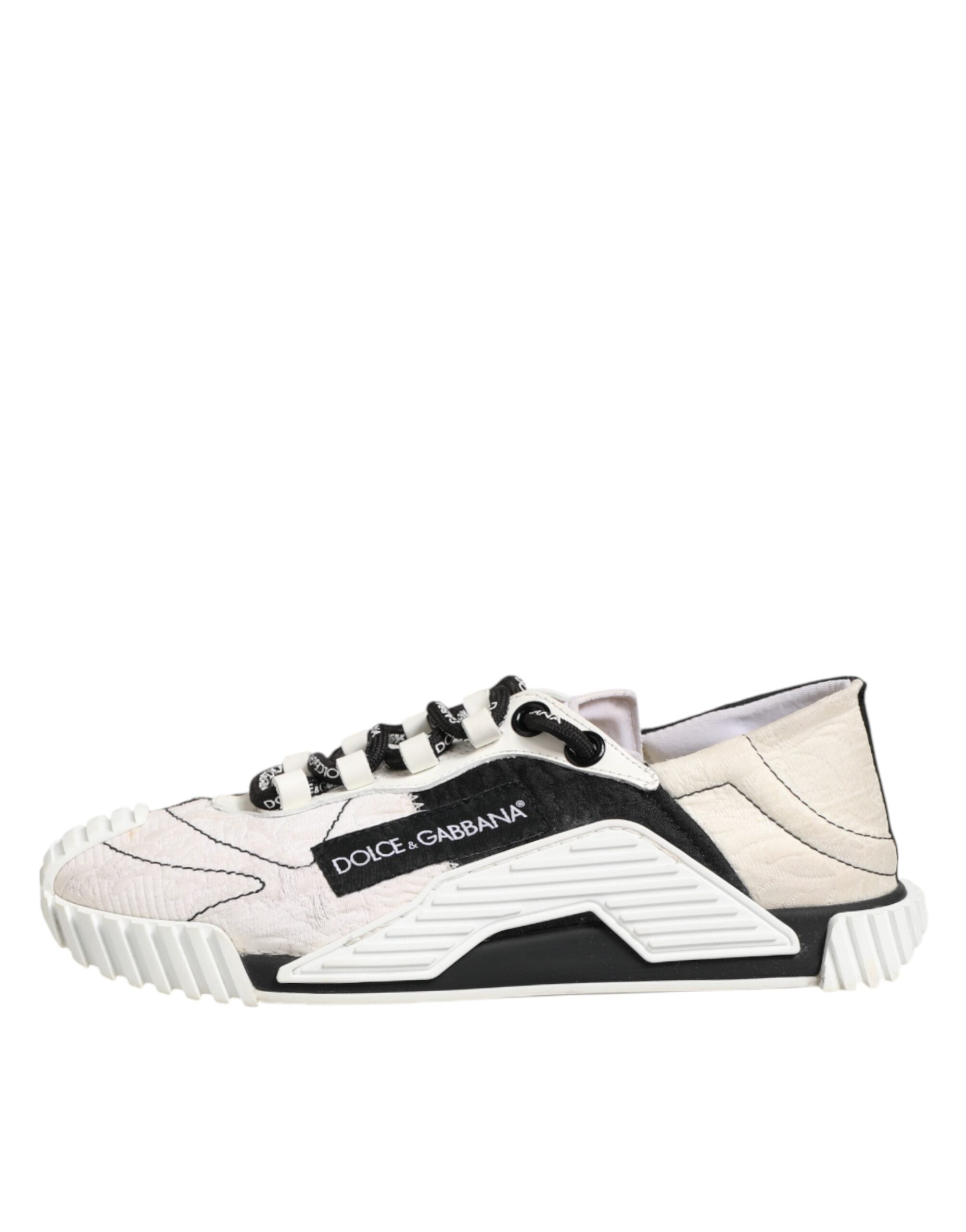 White Black Leather NS1 Sneaker  Shoes