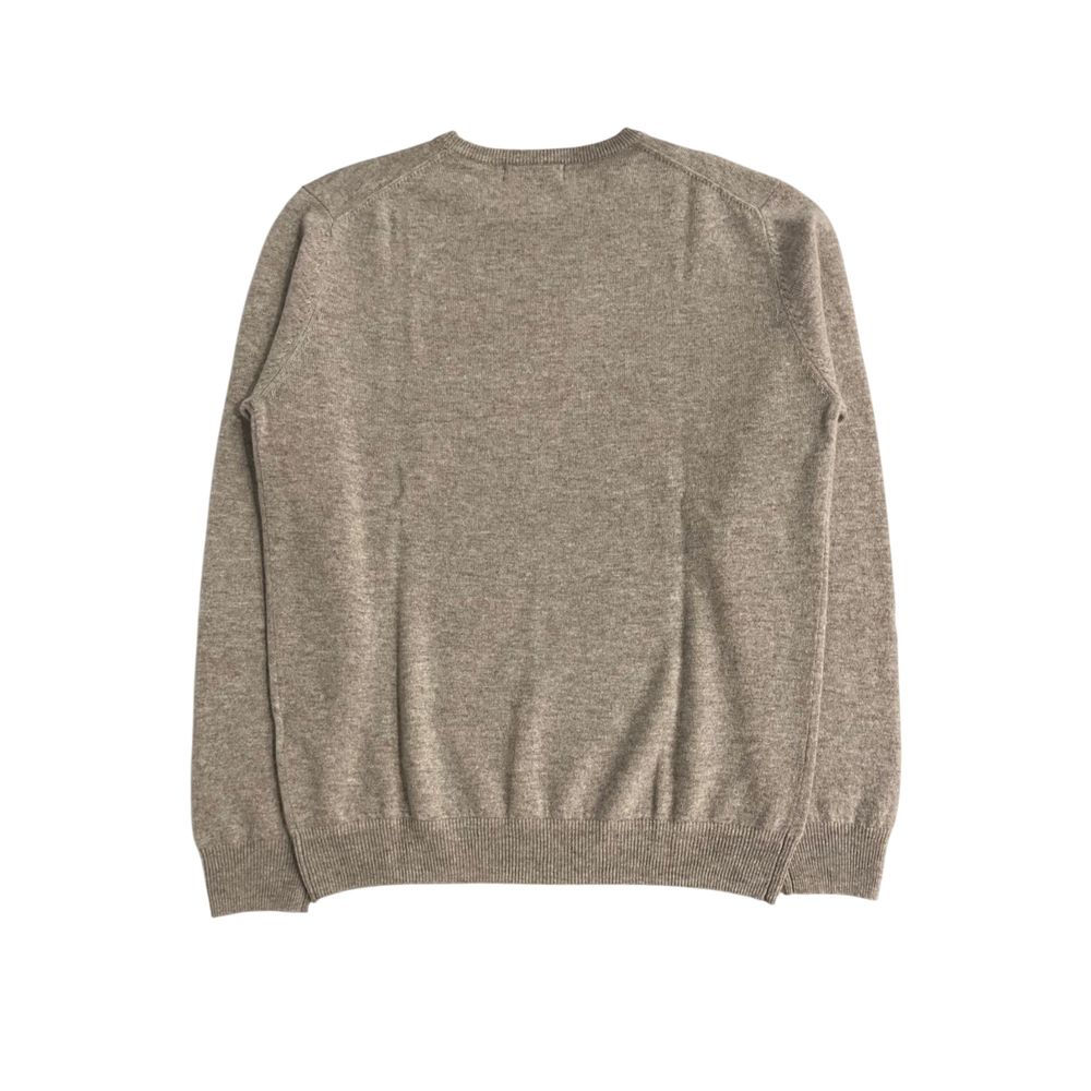 Beige Cashmere Men Sweater