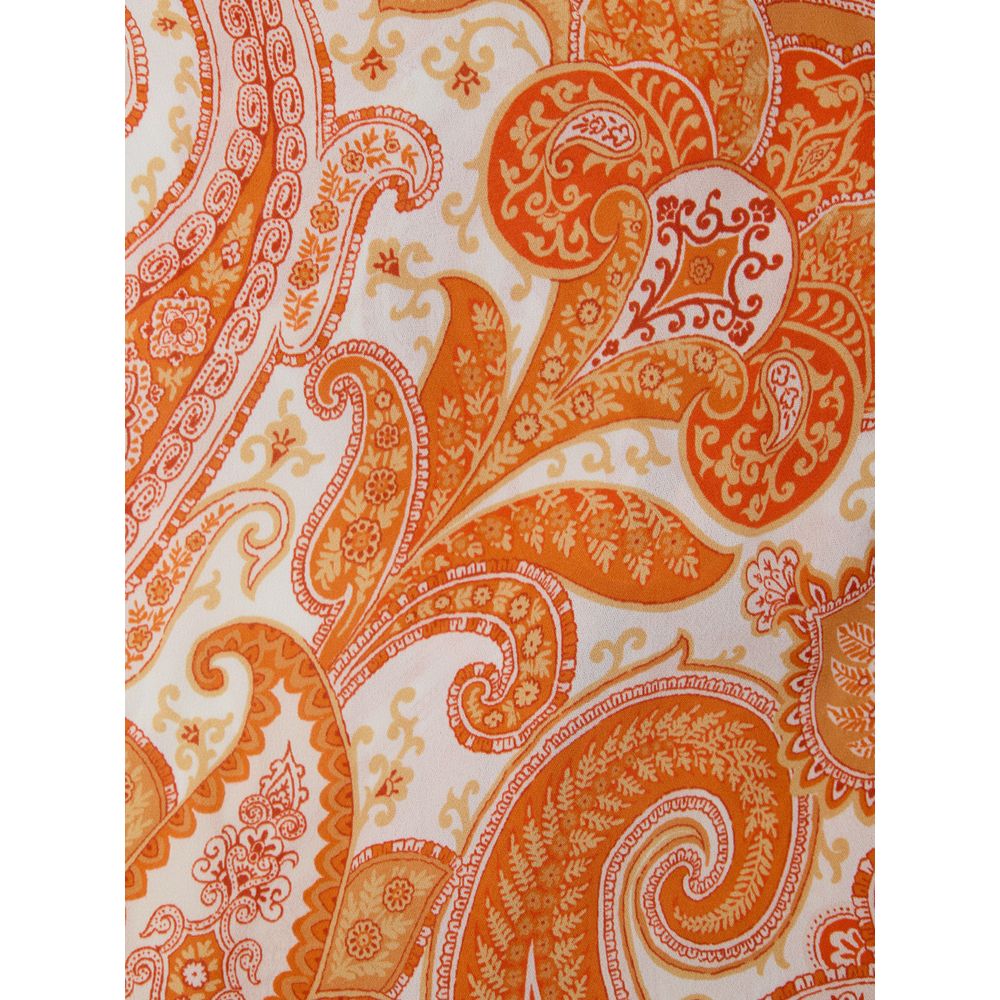 Bicolor Viscose Casual Dress