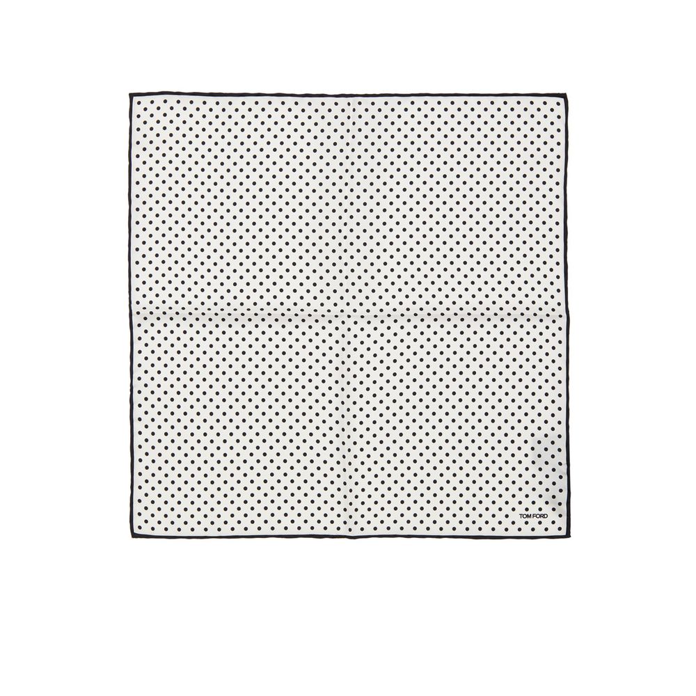 Black And White Silk Clutch Bag