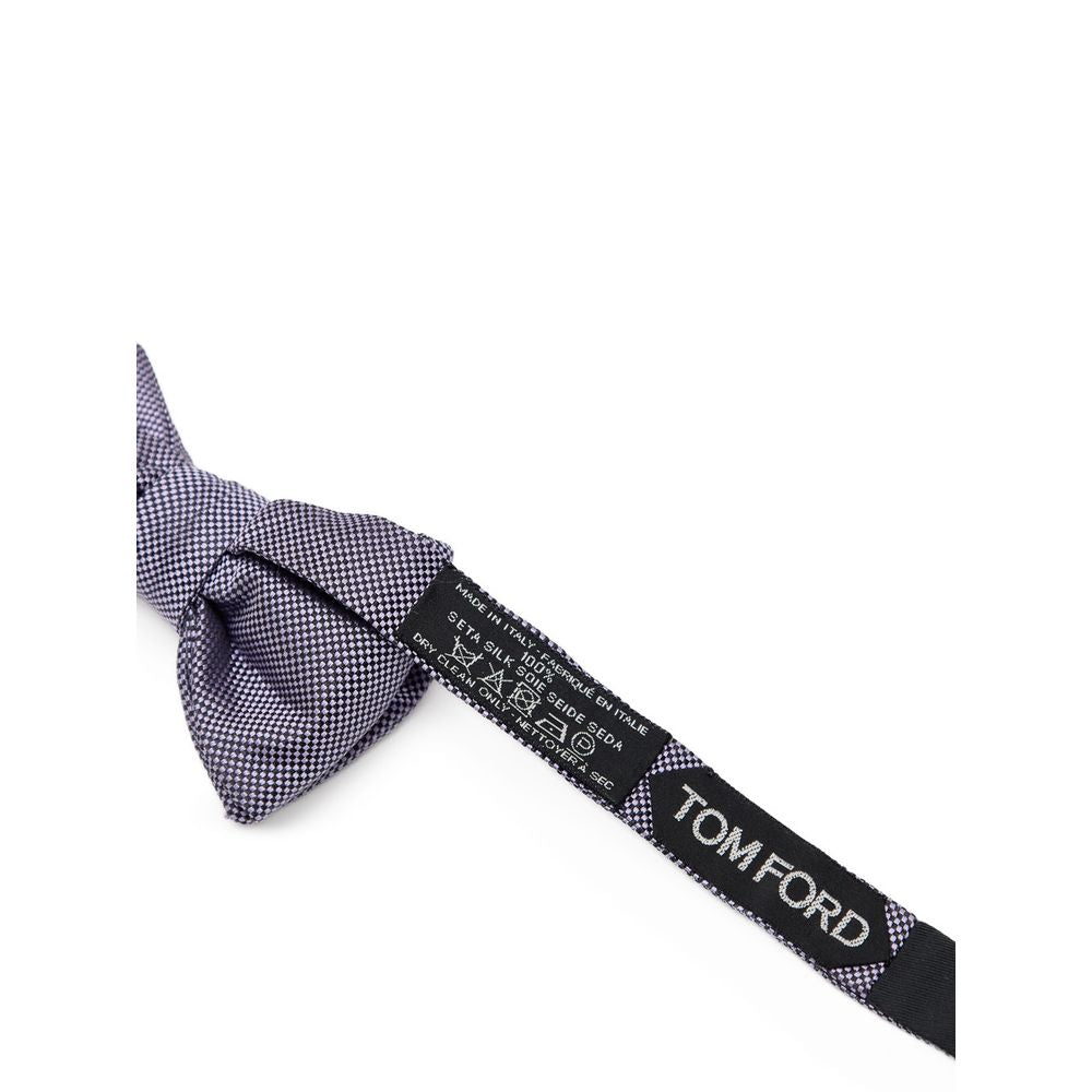 Purple Silk Bowtie