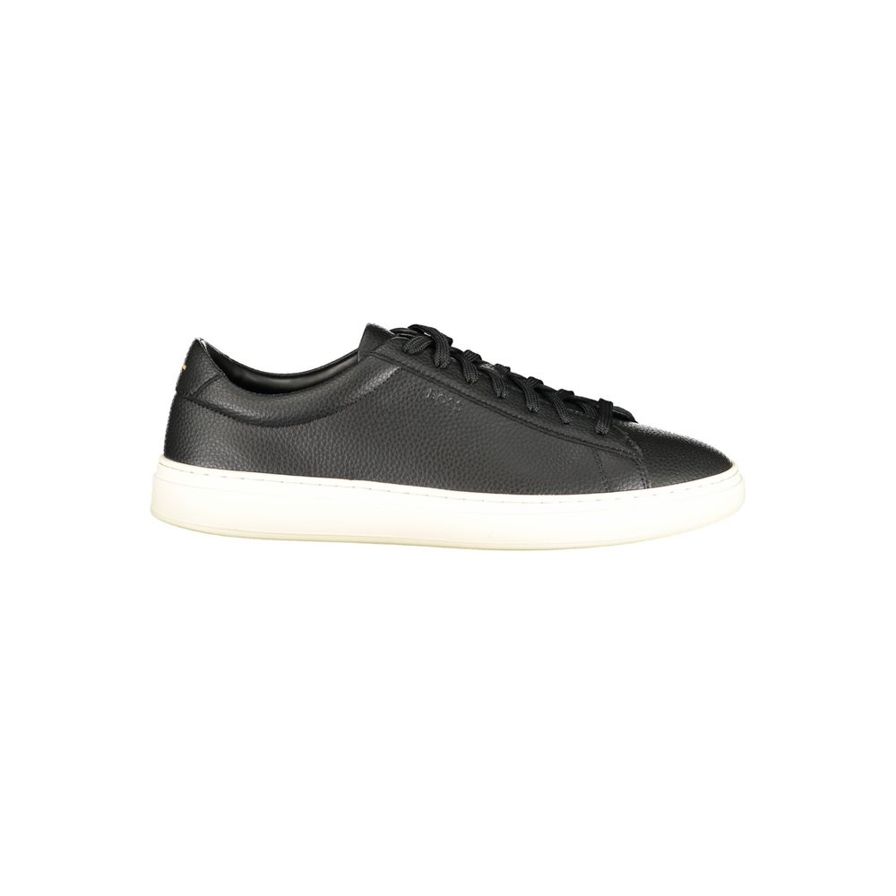Black Polyester Sneaker