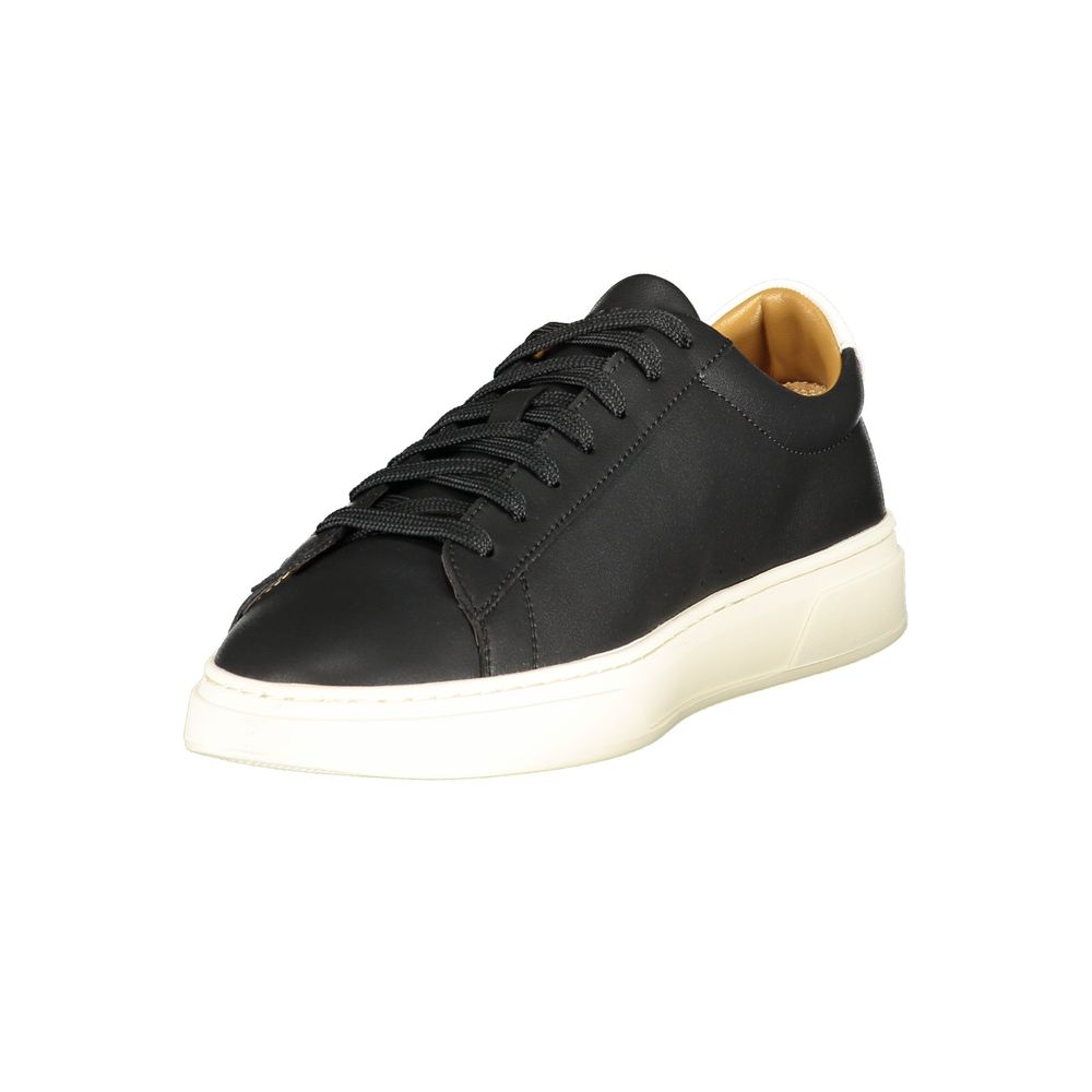 Black Polyester Sneaker
