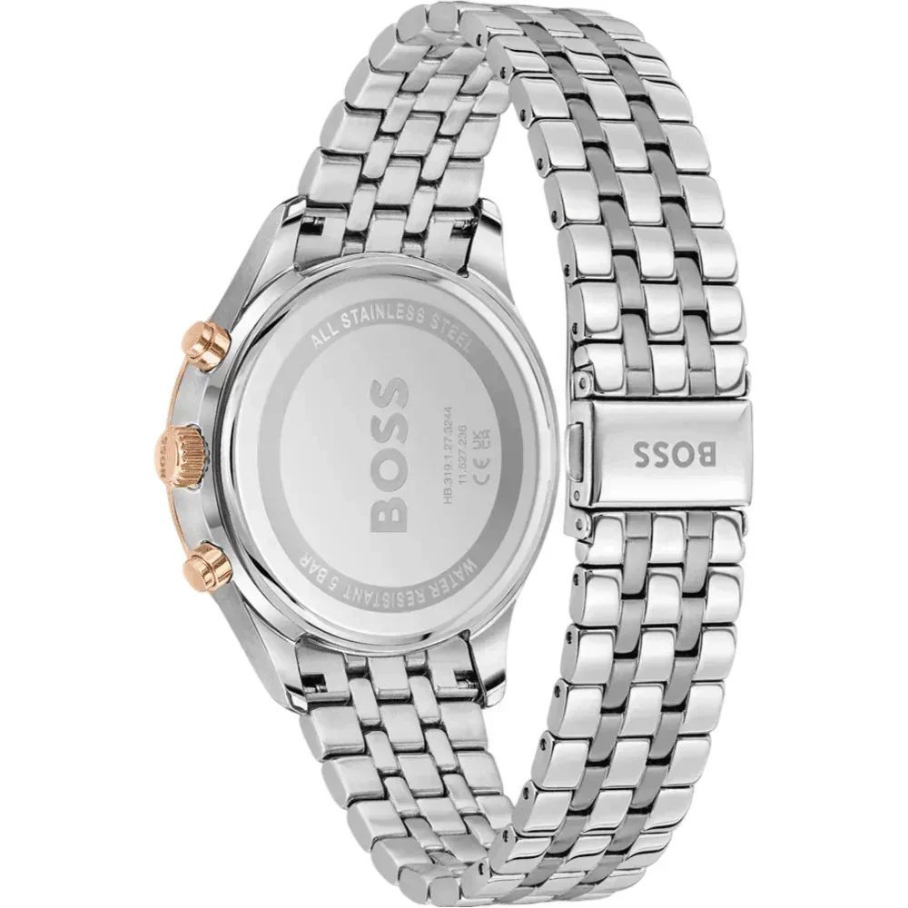 Gray Stainless Steel Dress Watch