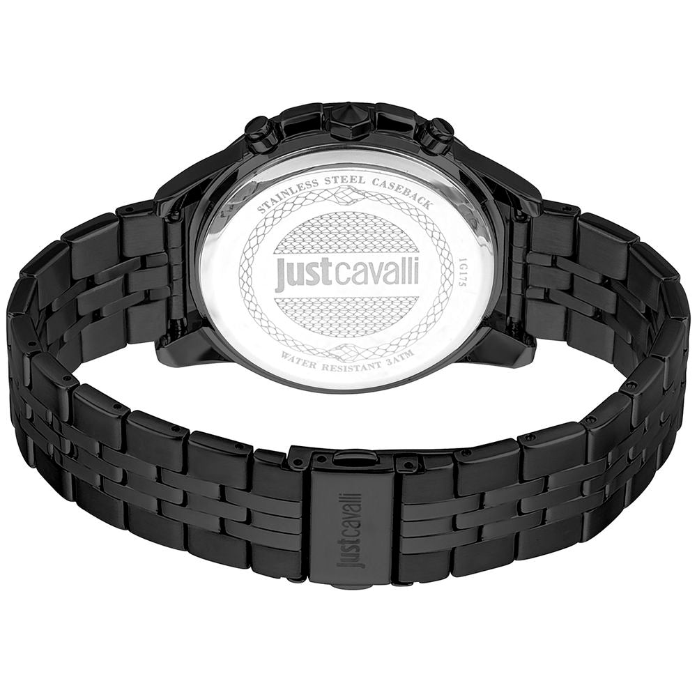 Black Stainless Steel Sport Watch