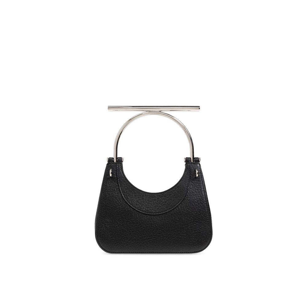 Black Lamb Leather Handbag