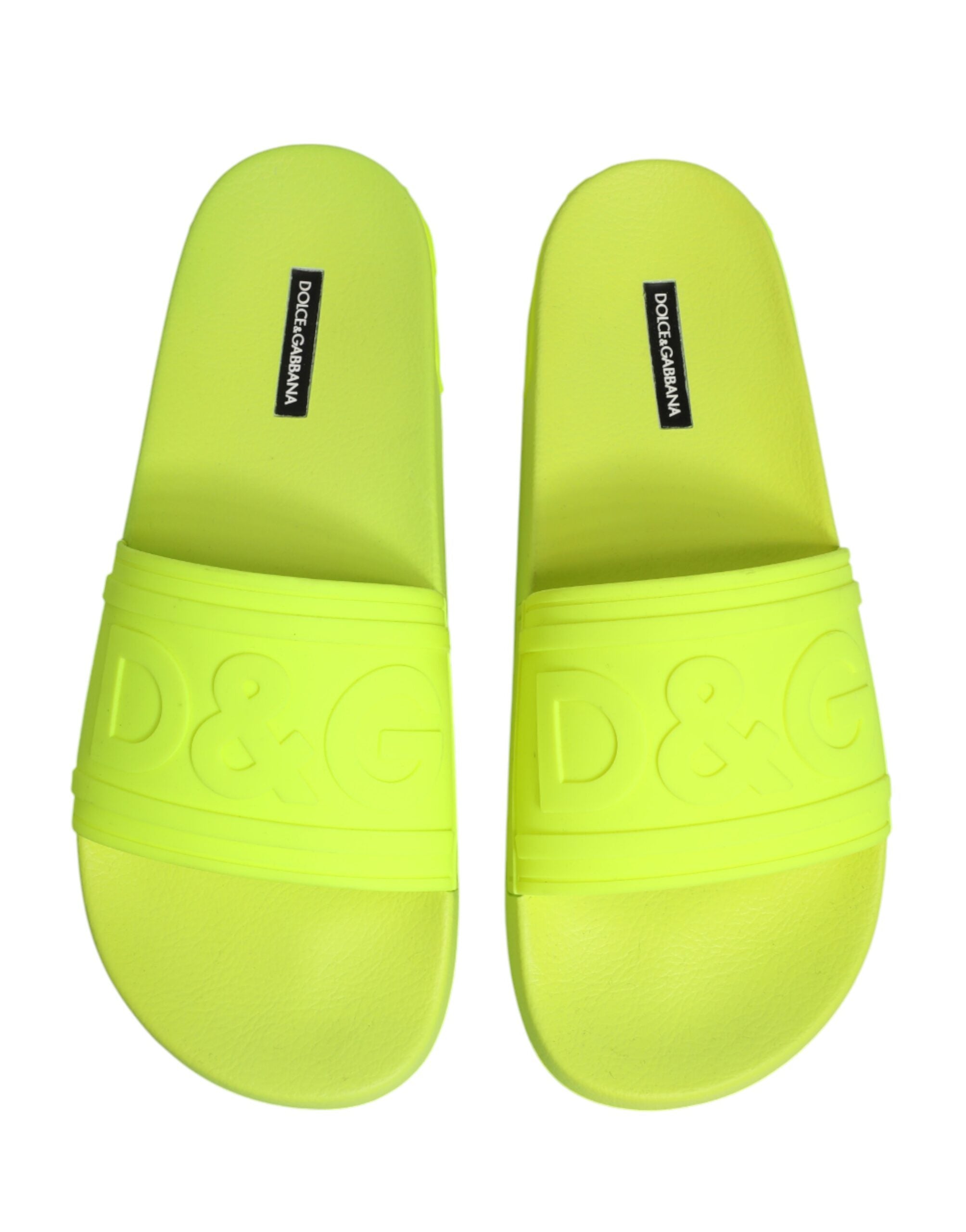 Green Rubber Slides Sandals Beachwear Shoes