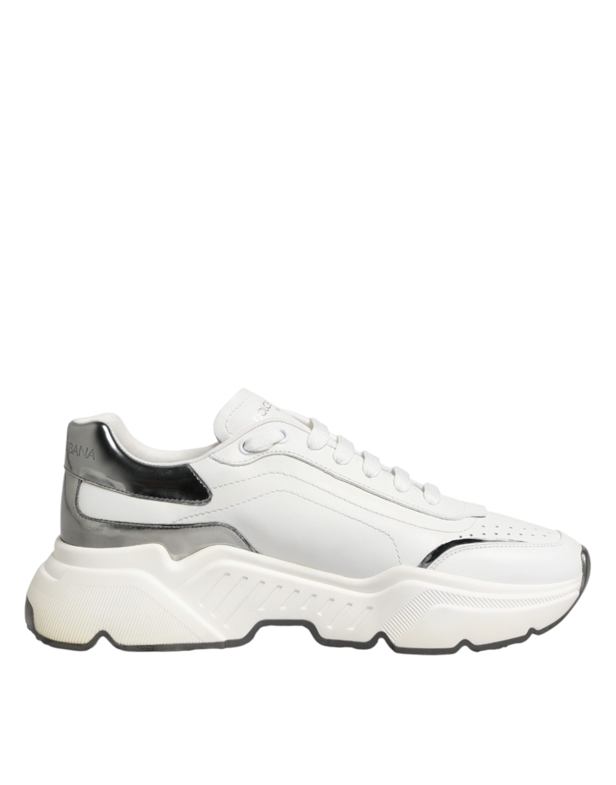 White Silver Daymaster Low Top Sneakers Shoes