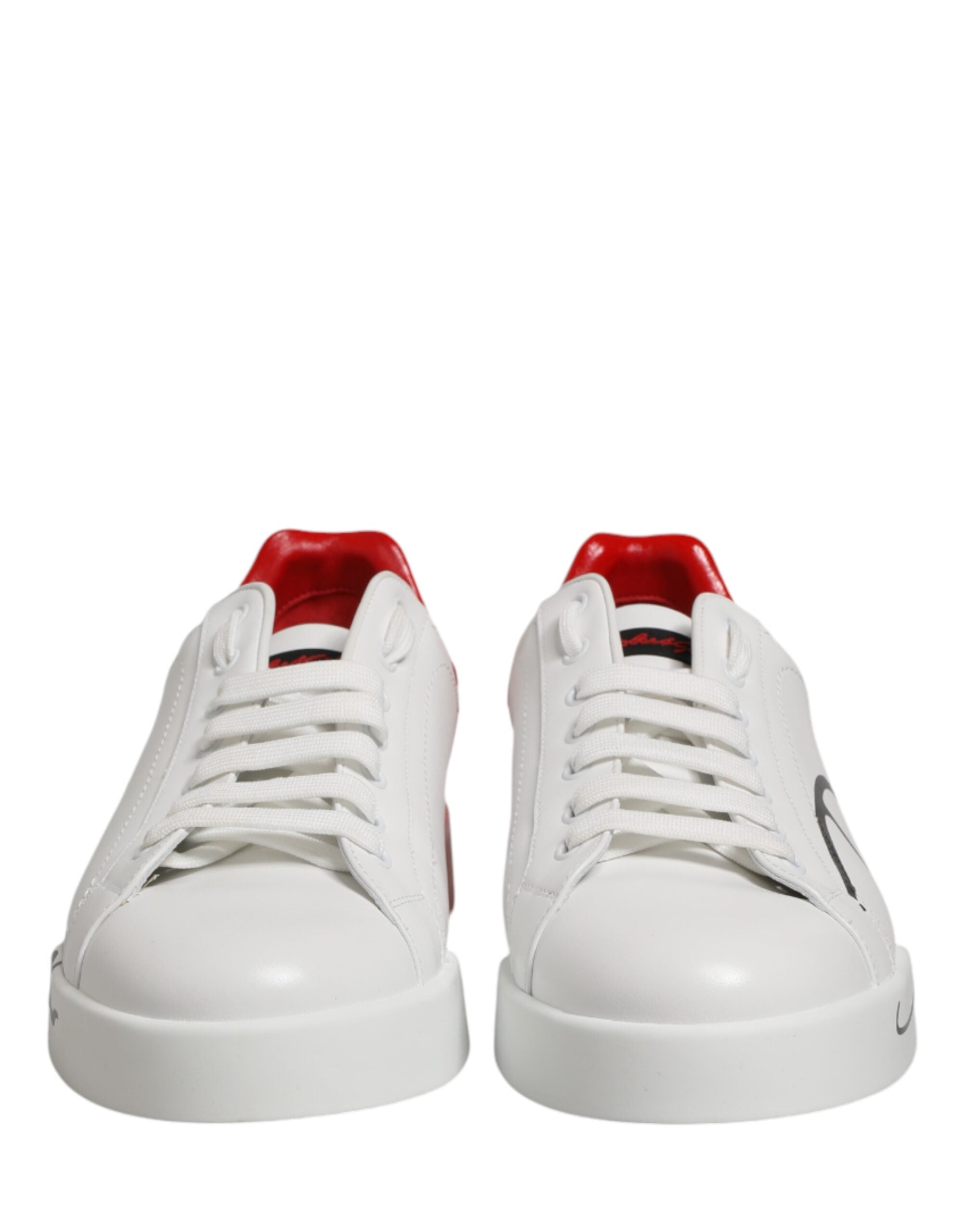 White Red Portofino Low Top Men Sneakers Shoes