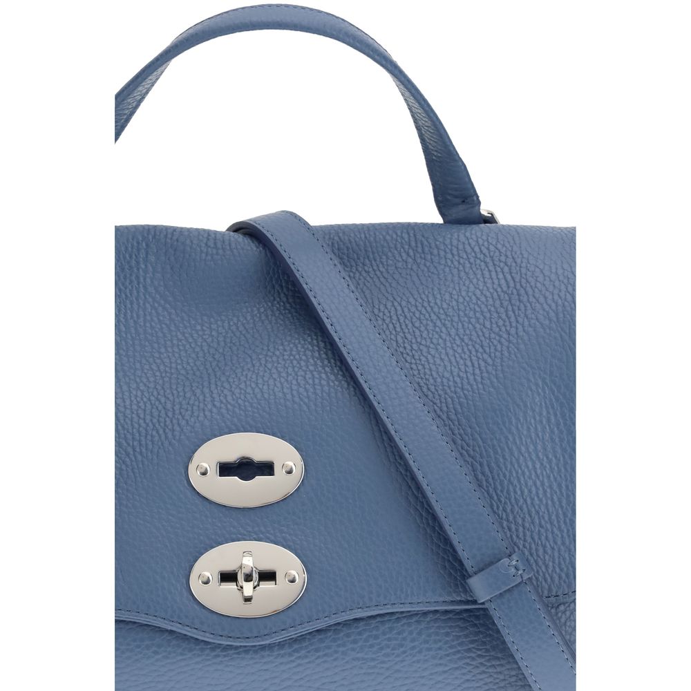 Blue Calf Leather Bos Taurus Shoulder Bag