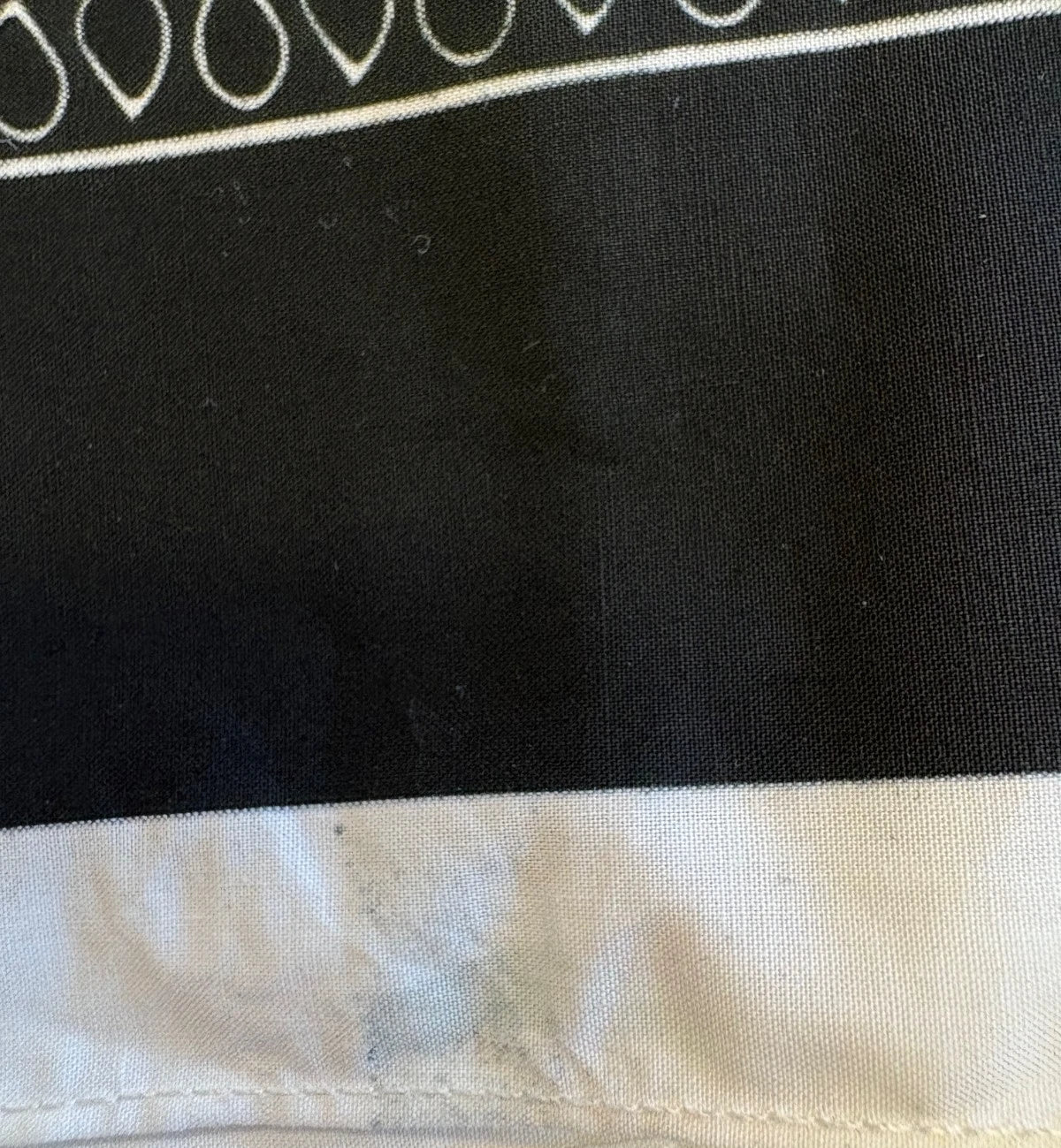 Black White Bandana Square Men Foulard Scarf