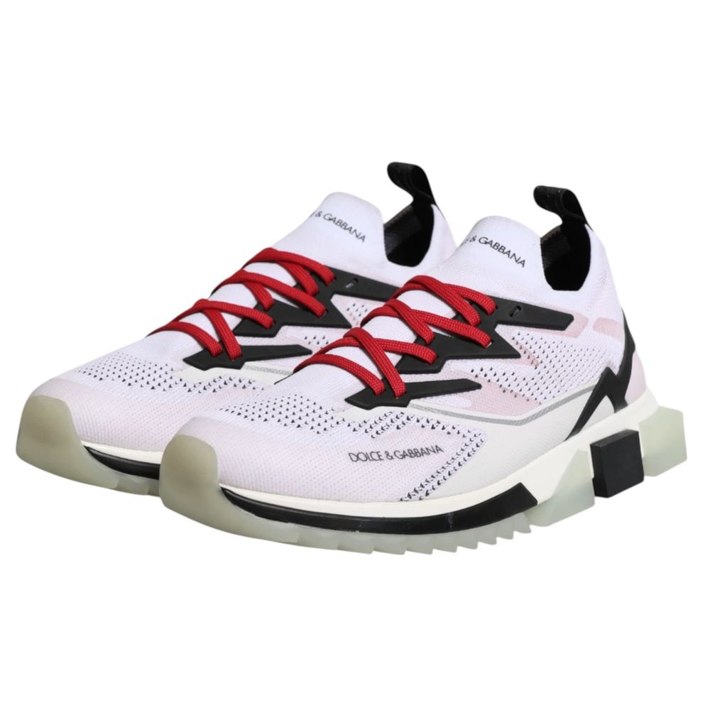 White Polyester Sneaker