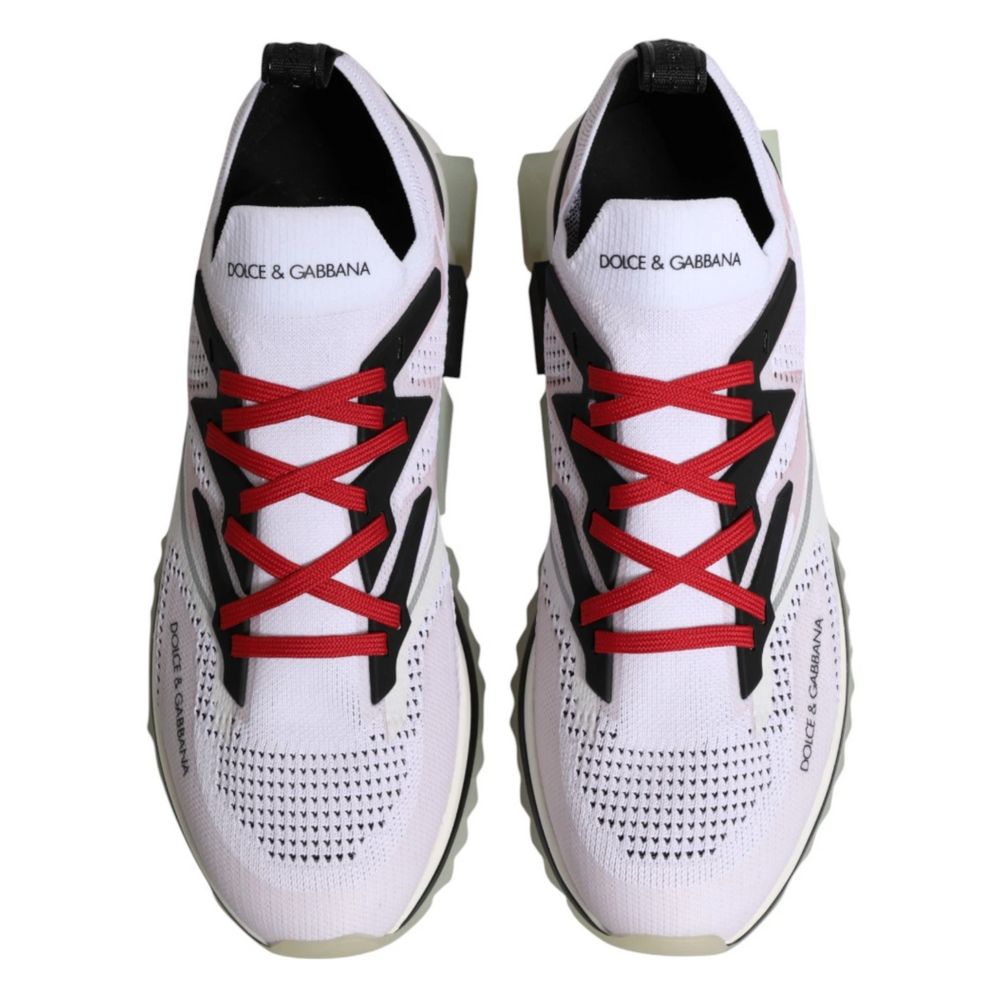 White Polyester Sneaker