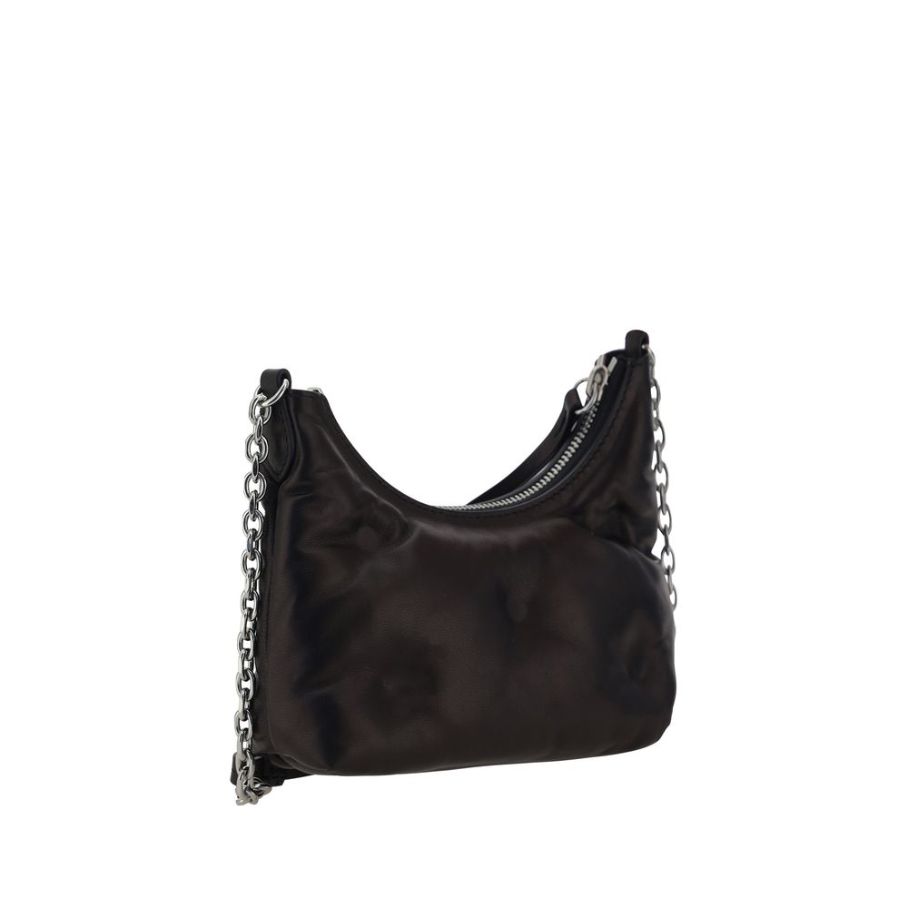 Black Calf Leather Bos Taurus Shoulder Bag