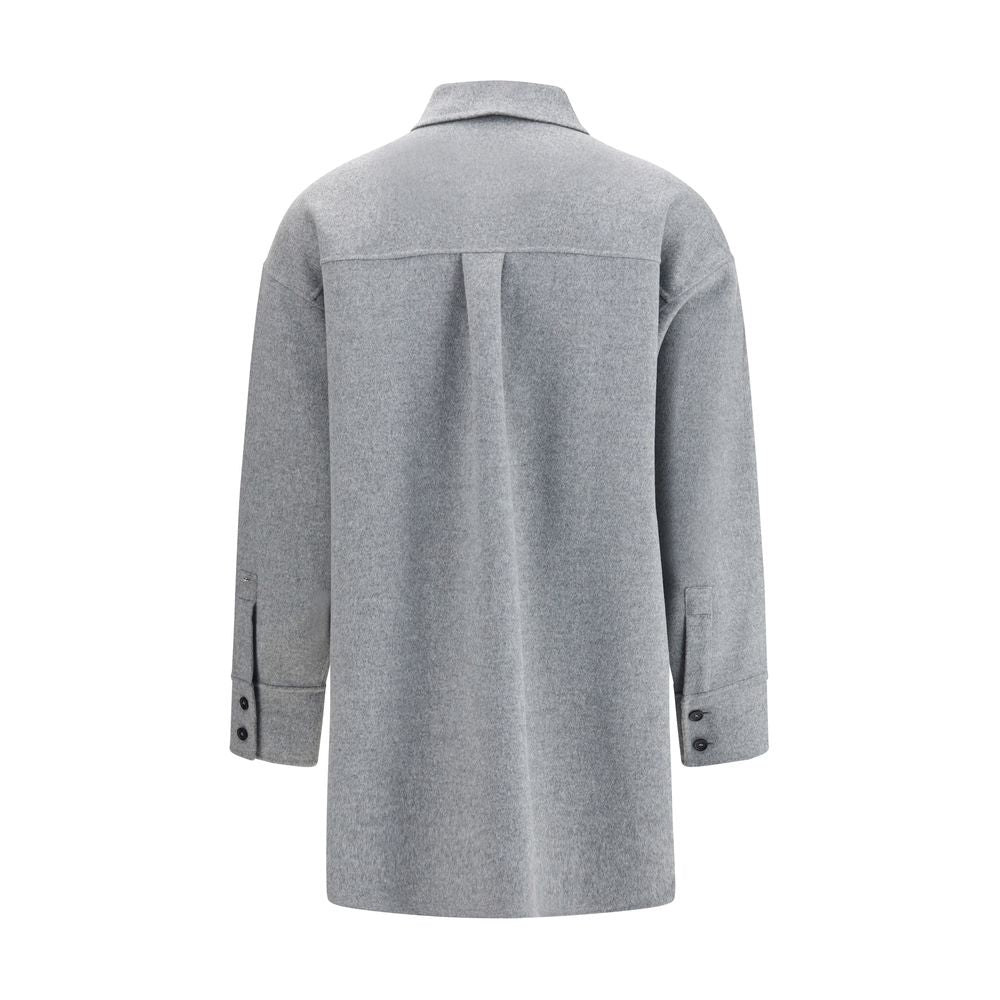 Gray Wool Shirt